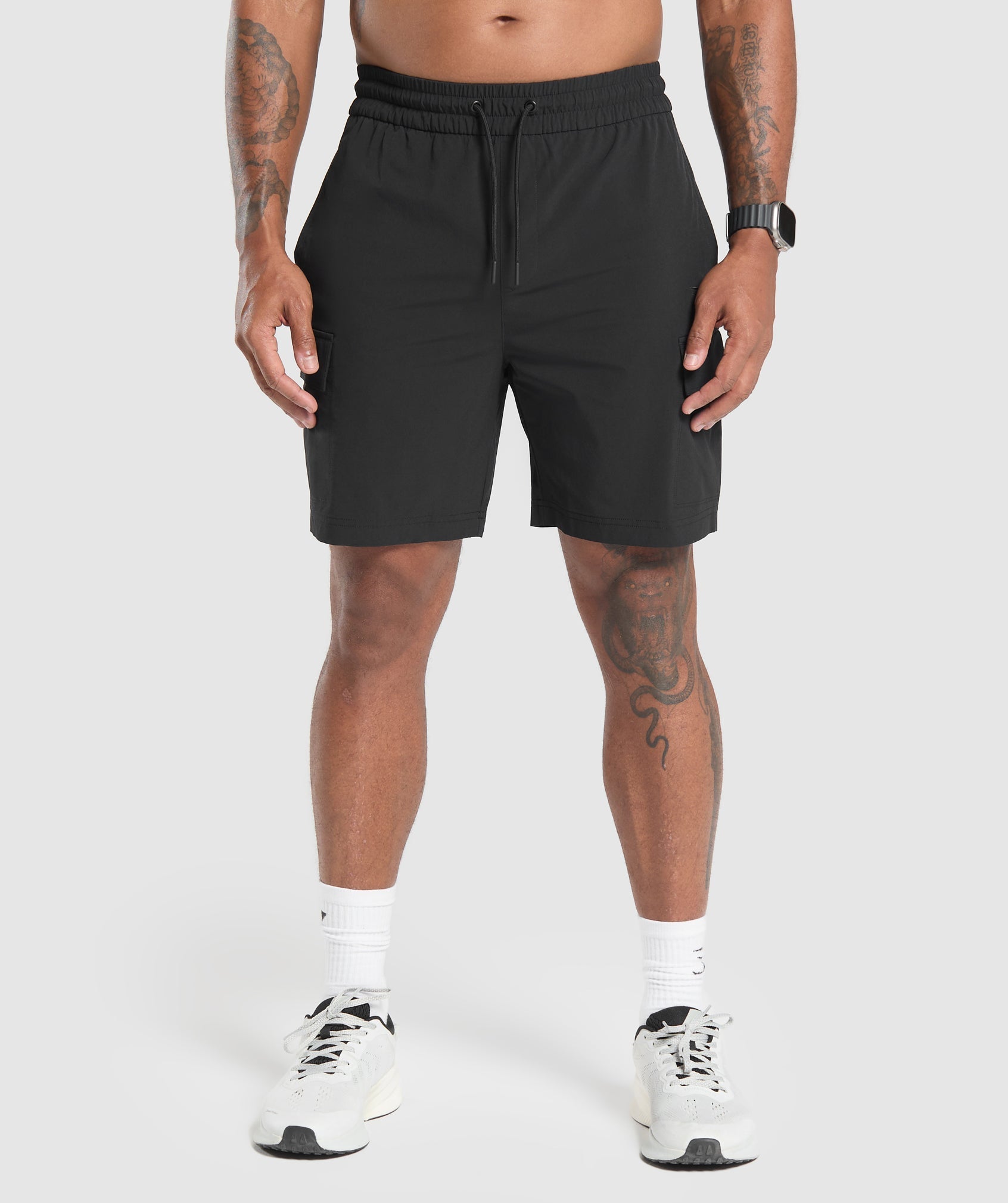 Alternative view of Stretch Woven Cargo Shorts Regular Fit
