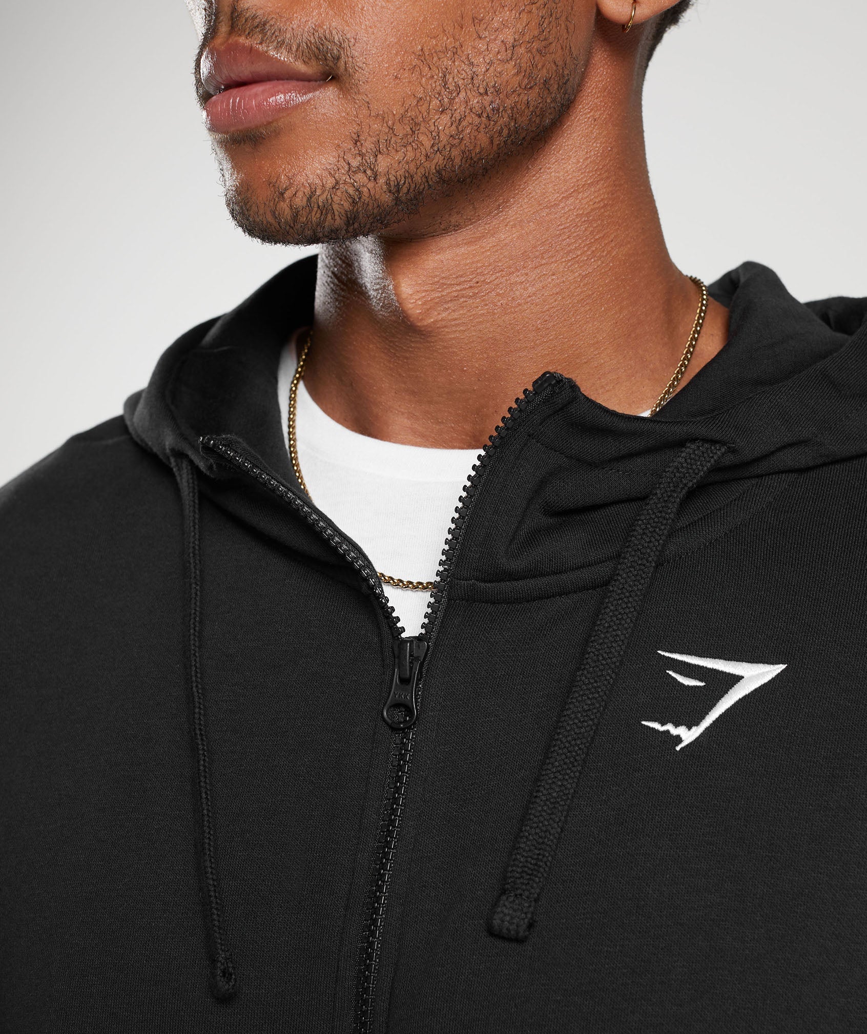 Crest Oversized Zip Up Hoodie - Image 6