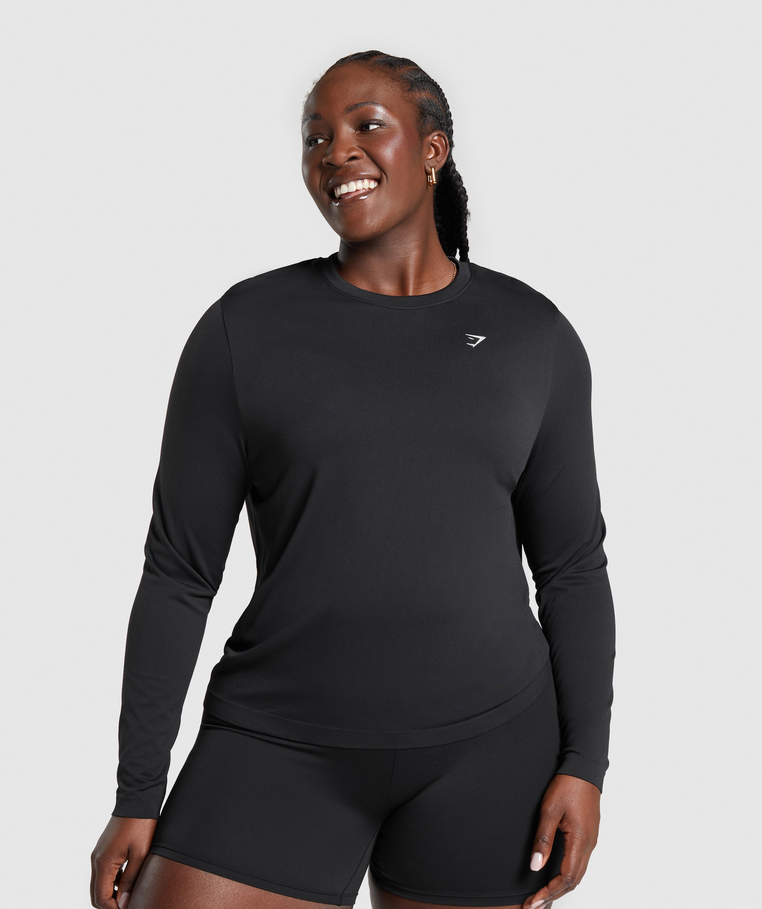Everyday Seamless Long Sleeve Top Regular Fit - Image 3