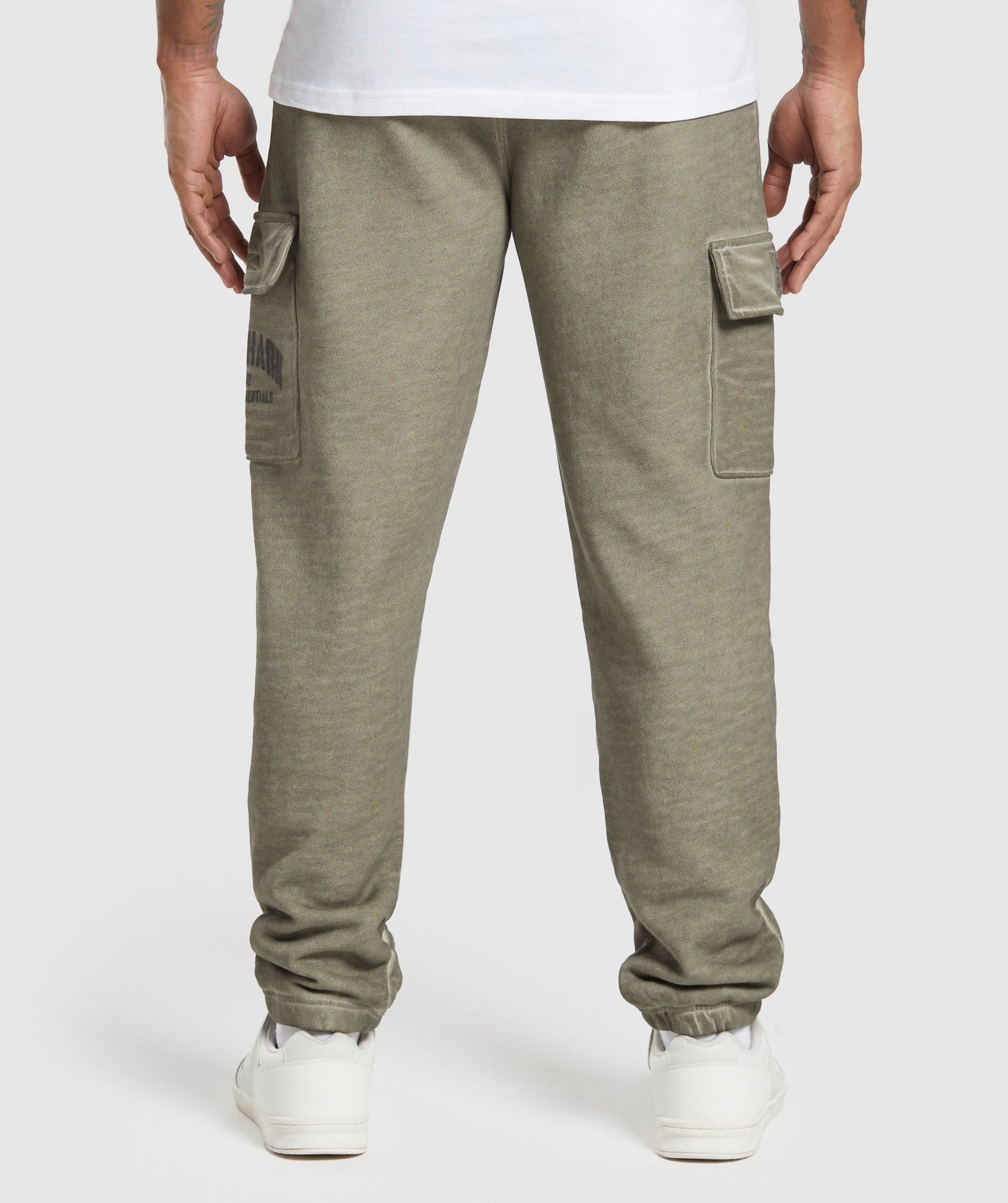Alternative view of Heavyweight Washed Cargo Joggers Oversized Fit