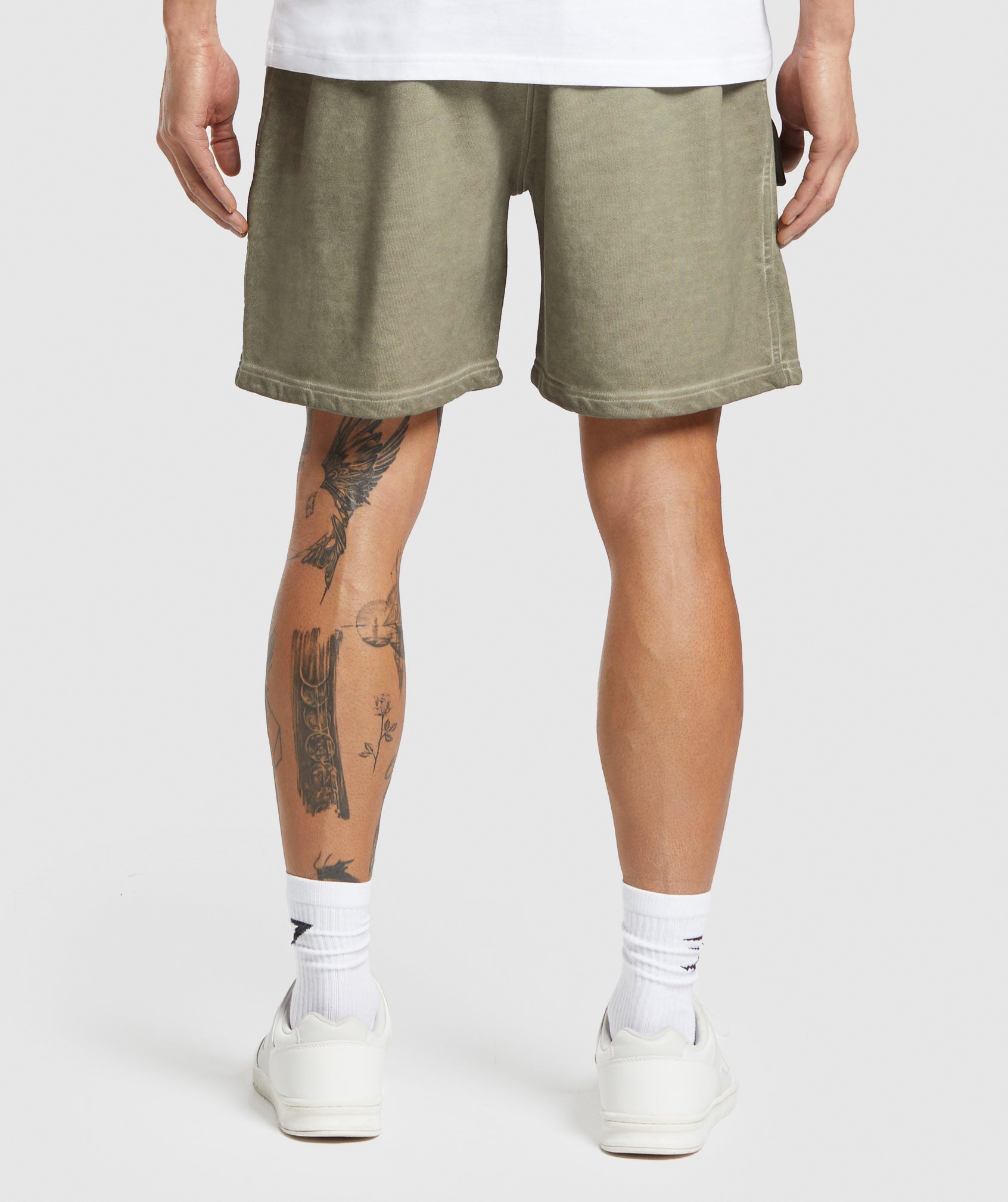 Alternative view of Heavyweight Washed Cargo Shorts Oversized Fit