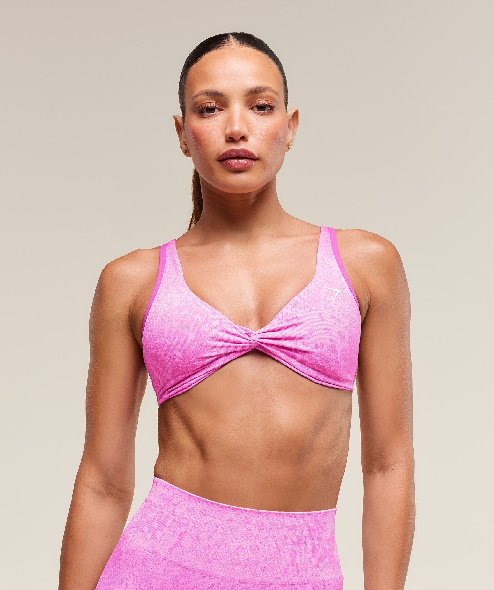 Alternative view of Adapt Animal X Whitney Seamless Twist Front Bra Light Support