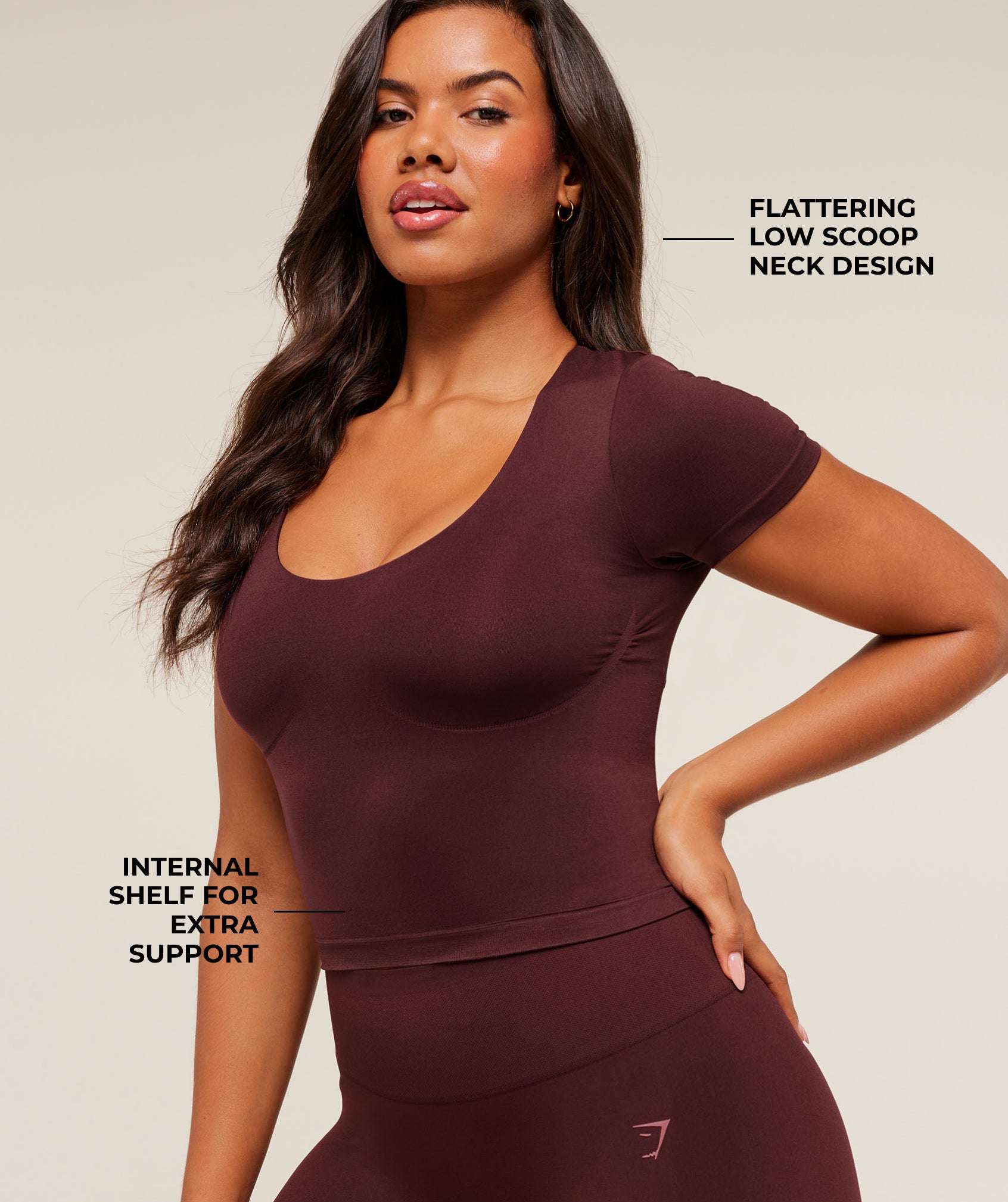 Alternative view of Soft Sculpt T-Shirt With Shelf