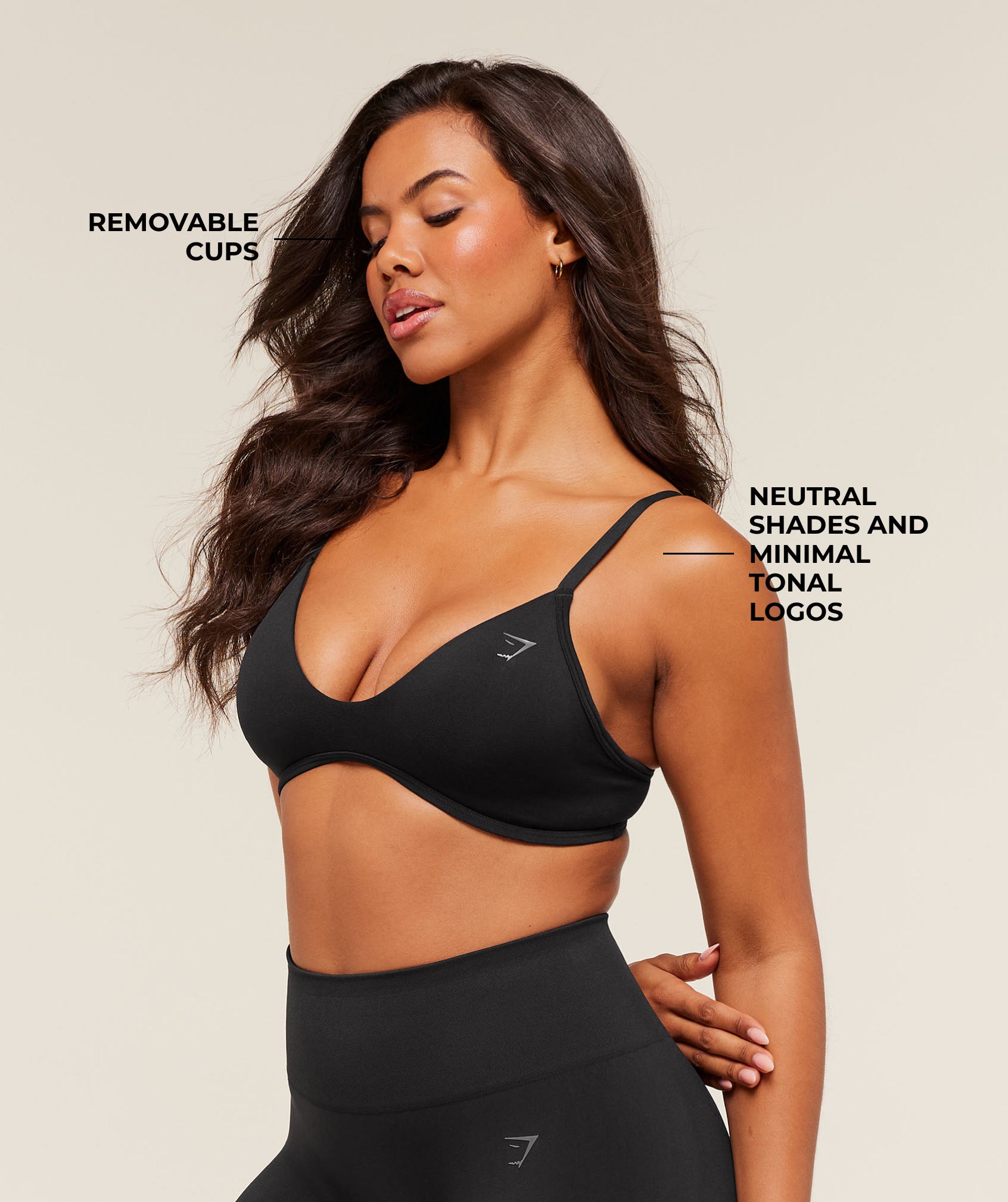 Alternative view of Soft Sculpt V-Neck Sports Bra Light Support