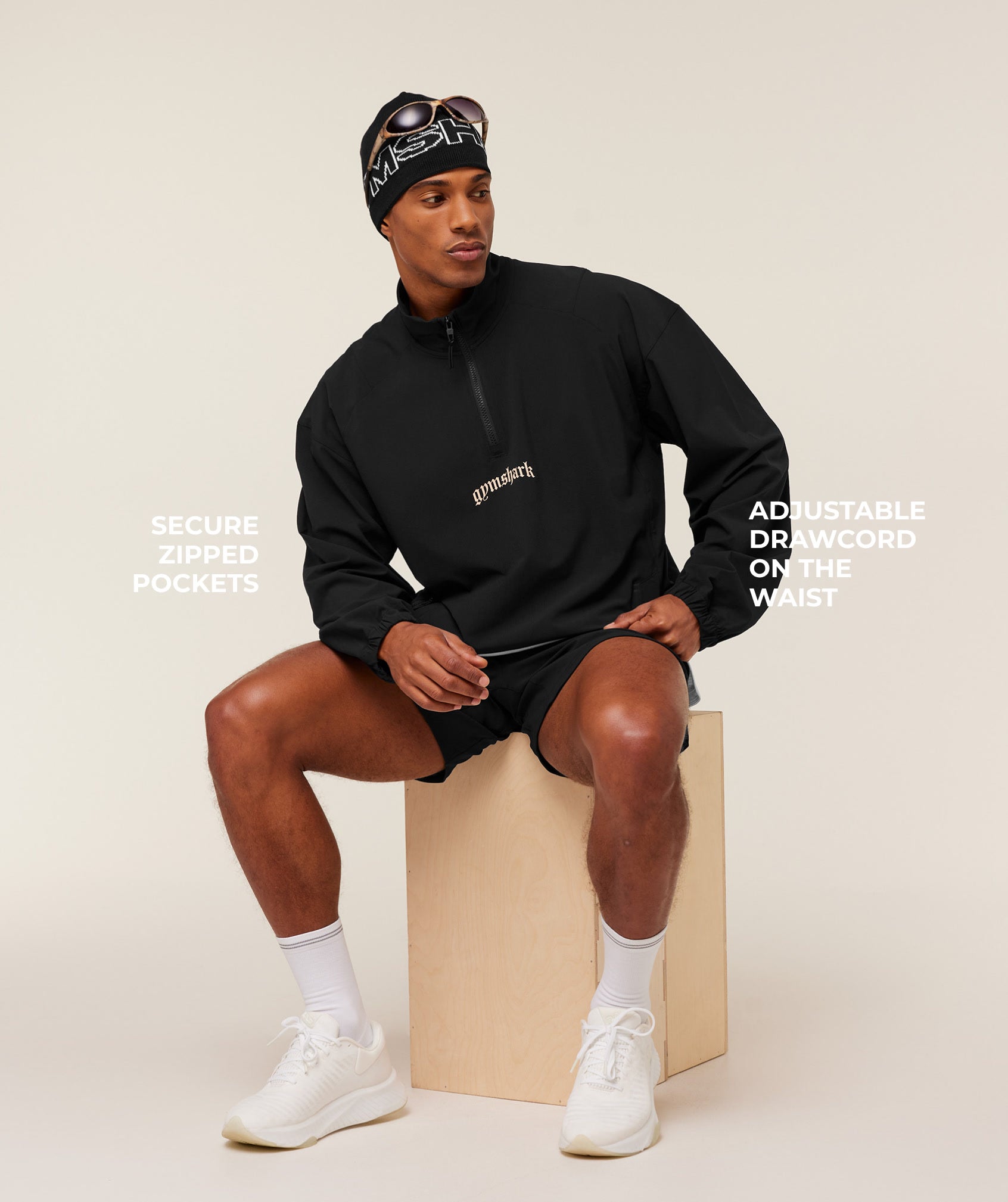 Alternative view of Tactical Shell 1/4 Zip Oversized Fit