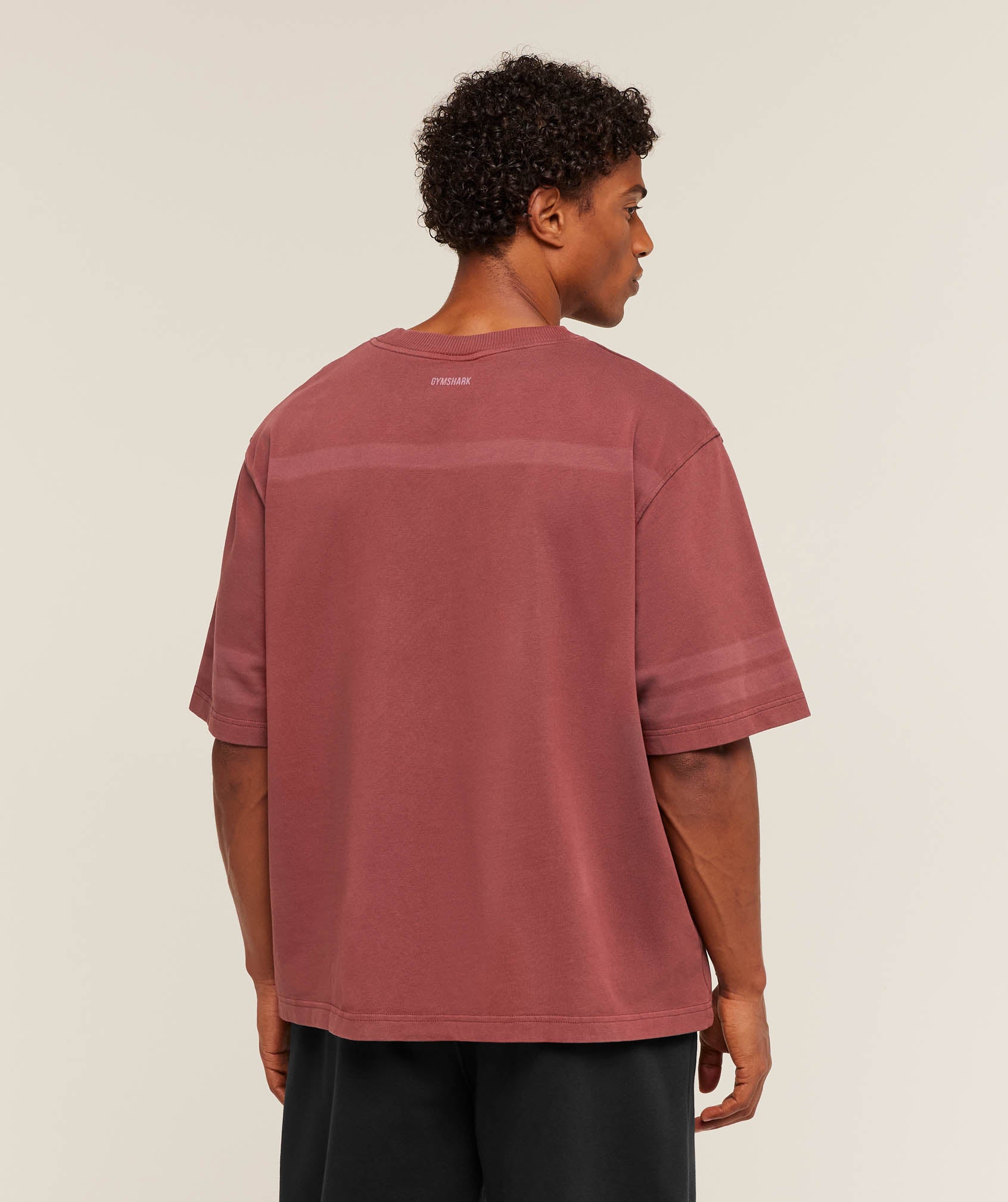 Collegiate Washed Jersey T-Shirt Oversized Fit - Image 3