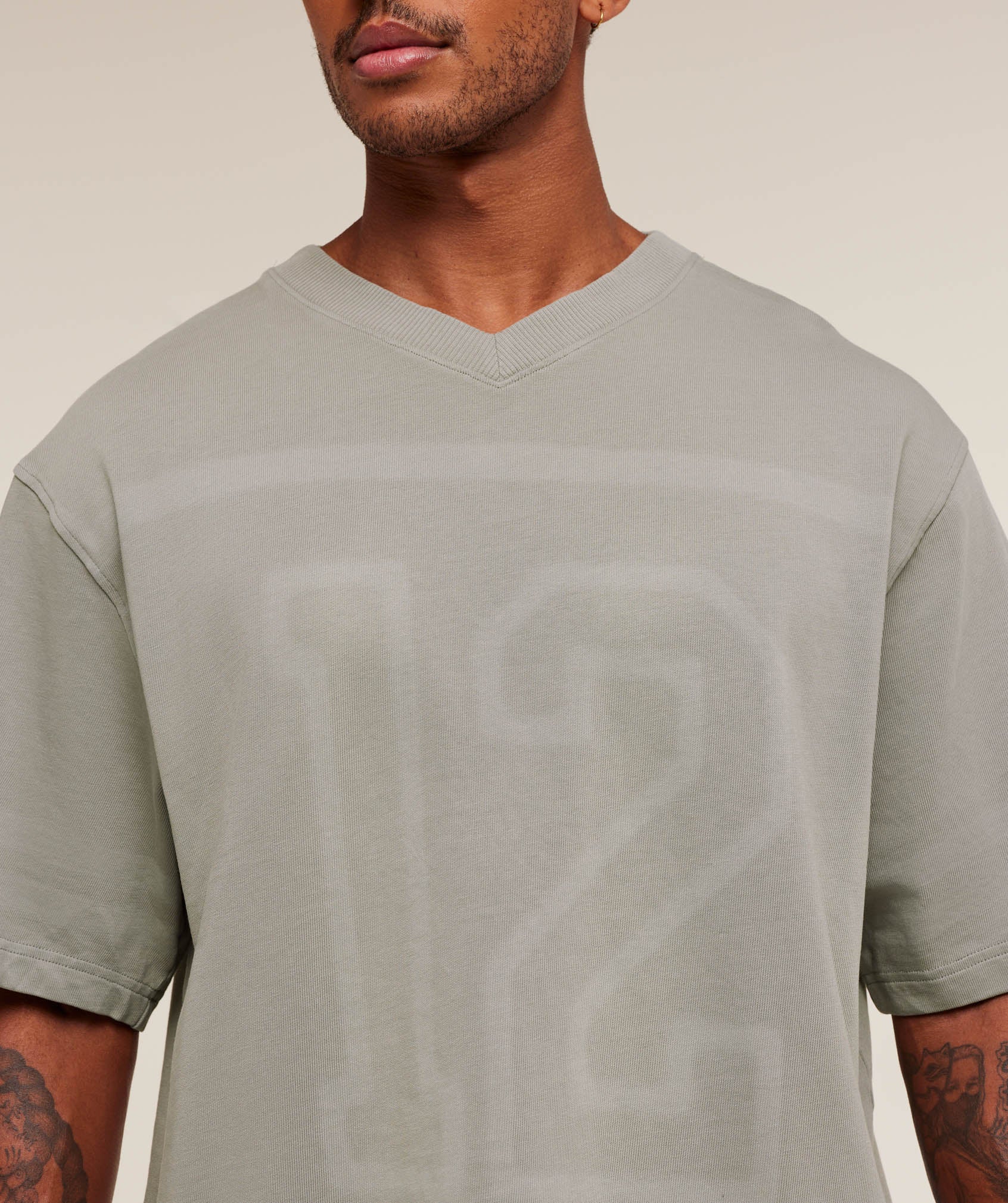 Collegiate Washed Jersey T-Shirt Oversized Fit - Image 6