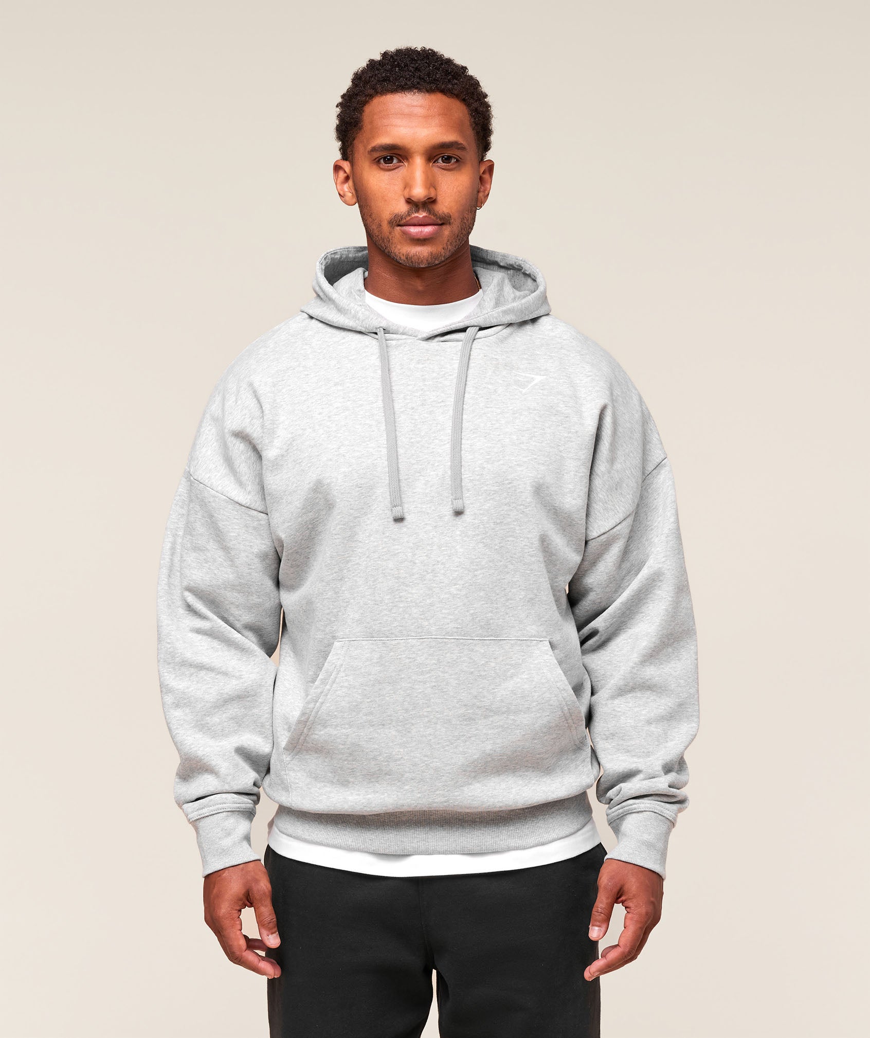Crest Oversized Hoodie Oversized Fit