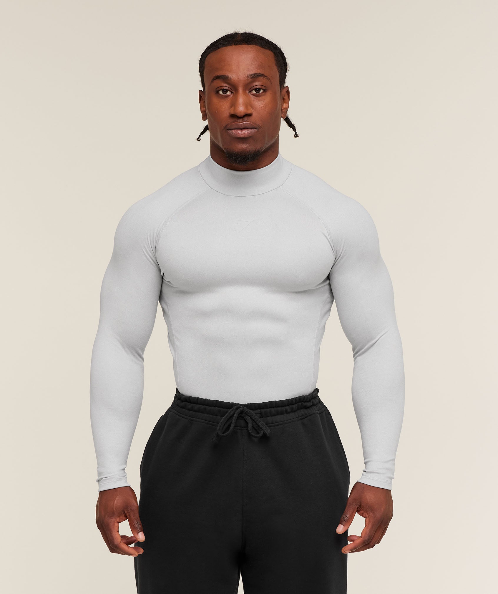 Element Baselayer Mock Neck Long Sleeve T-Shirt Compression Fit