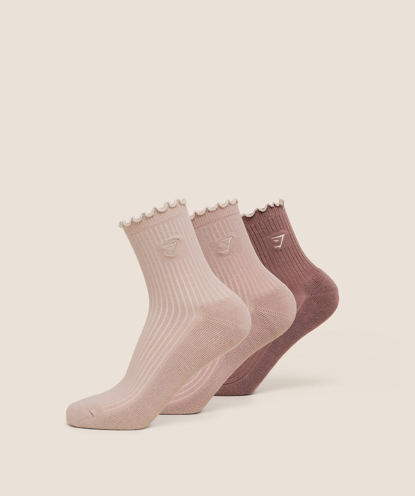 Midi Frill Socks 3Pk