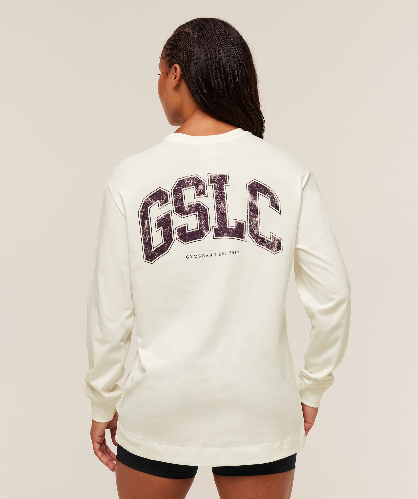 Gslc Graphic Oversized Long Sleeve Top Oversized Fit