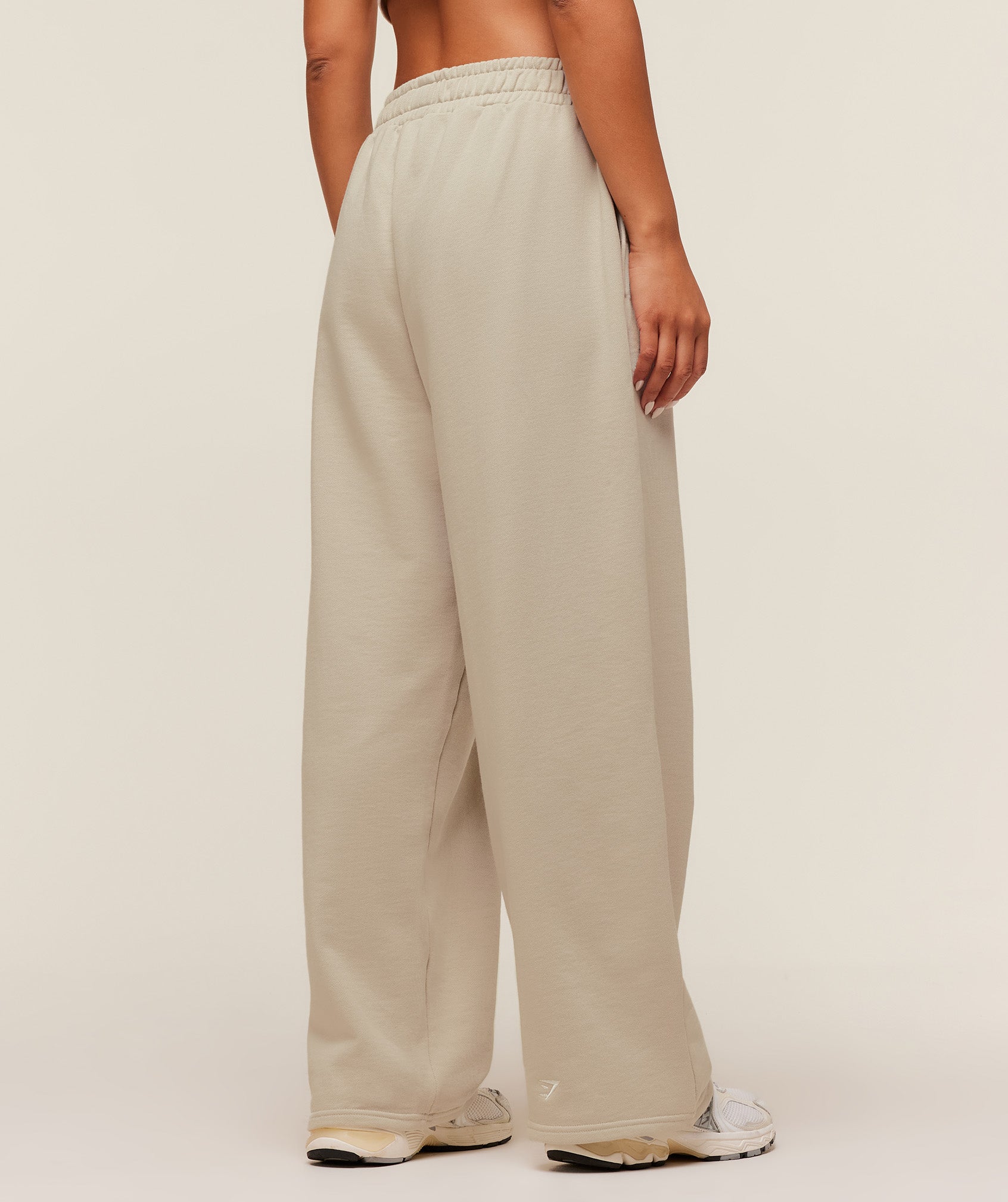 Alternative view of Fitness Embroidered Graphic Wide Leg Joggers