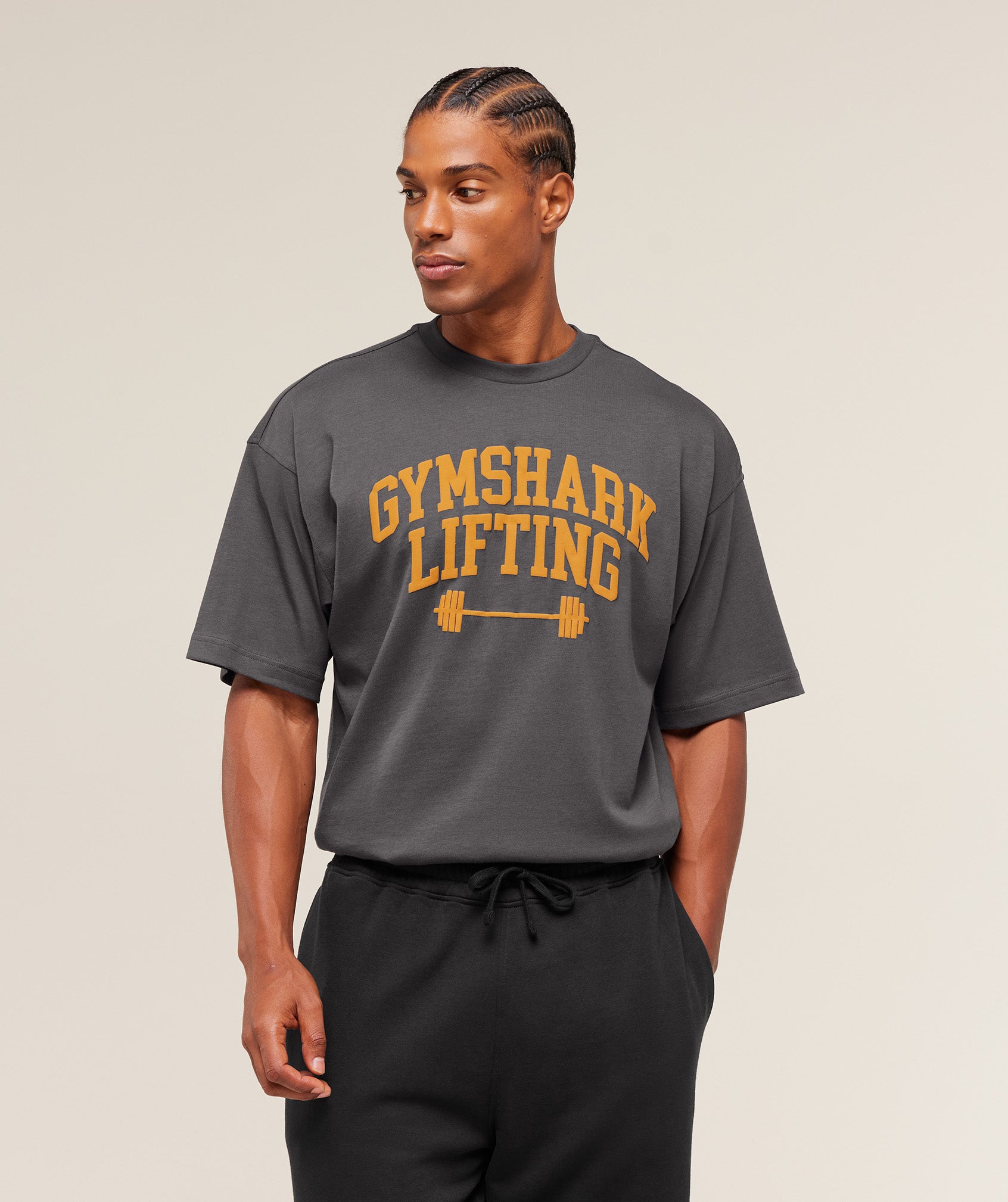Gymshark Lifting Barbell T-Shirt Oversized Fit