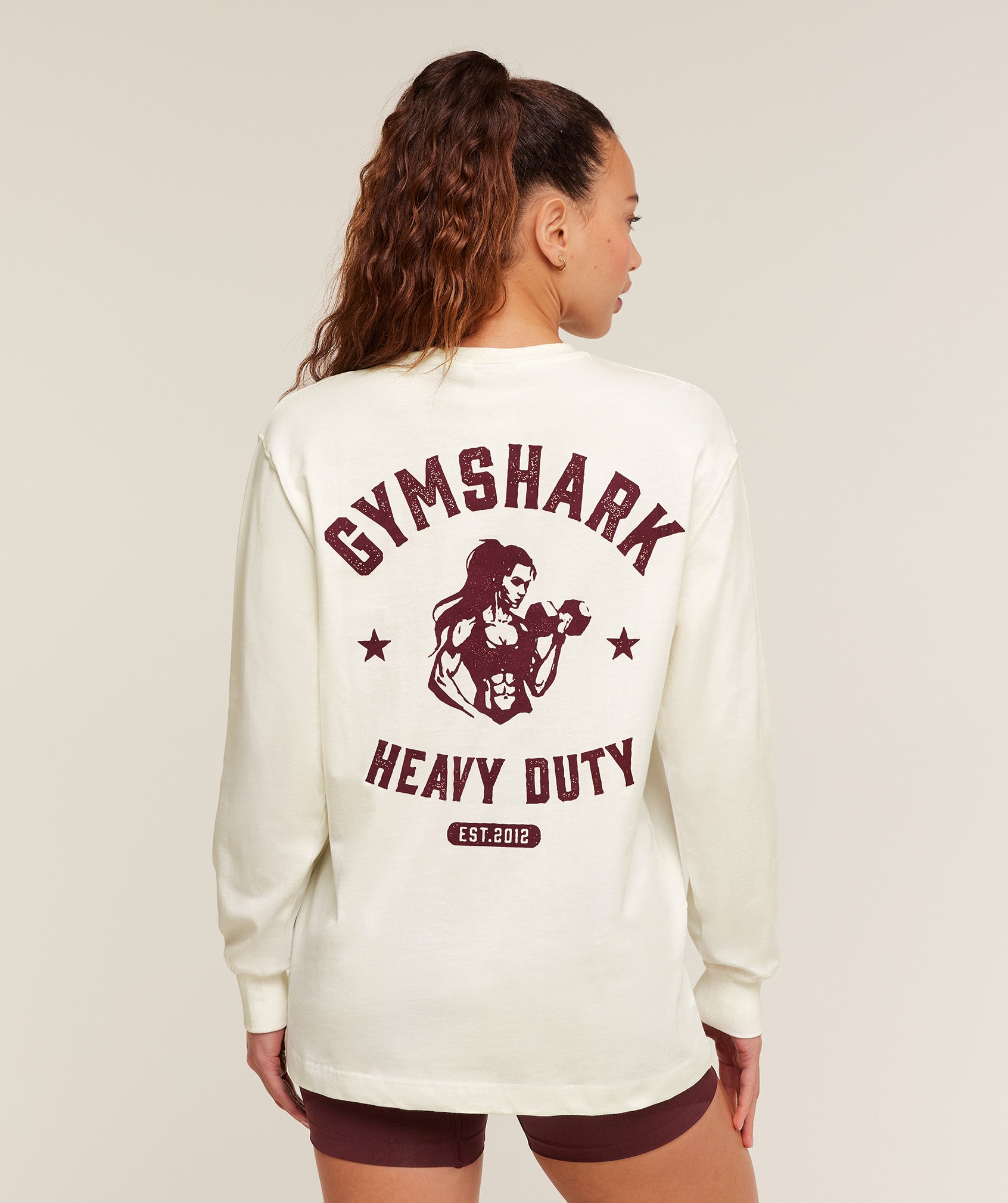 Heavy Duty Oversized Long Sleeve T-Shirt Oversized Fit