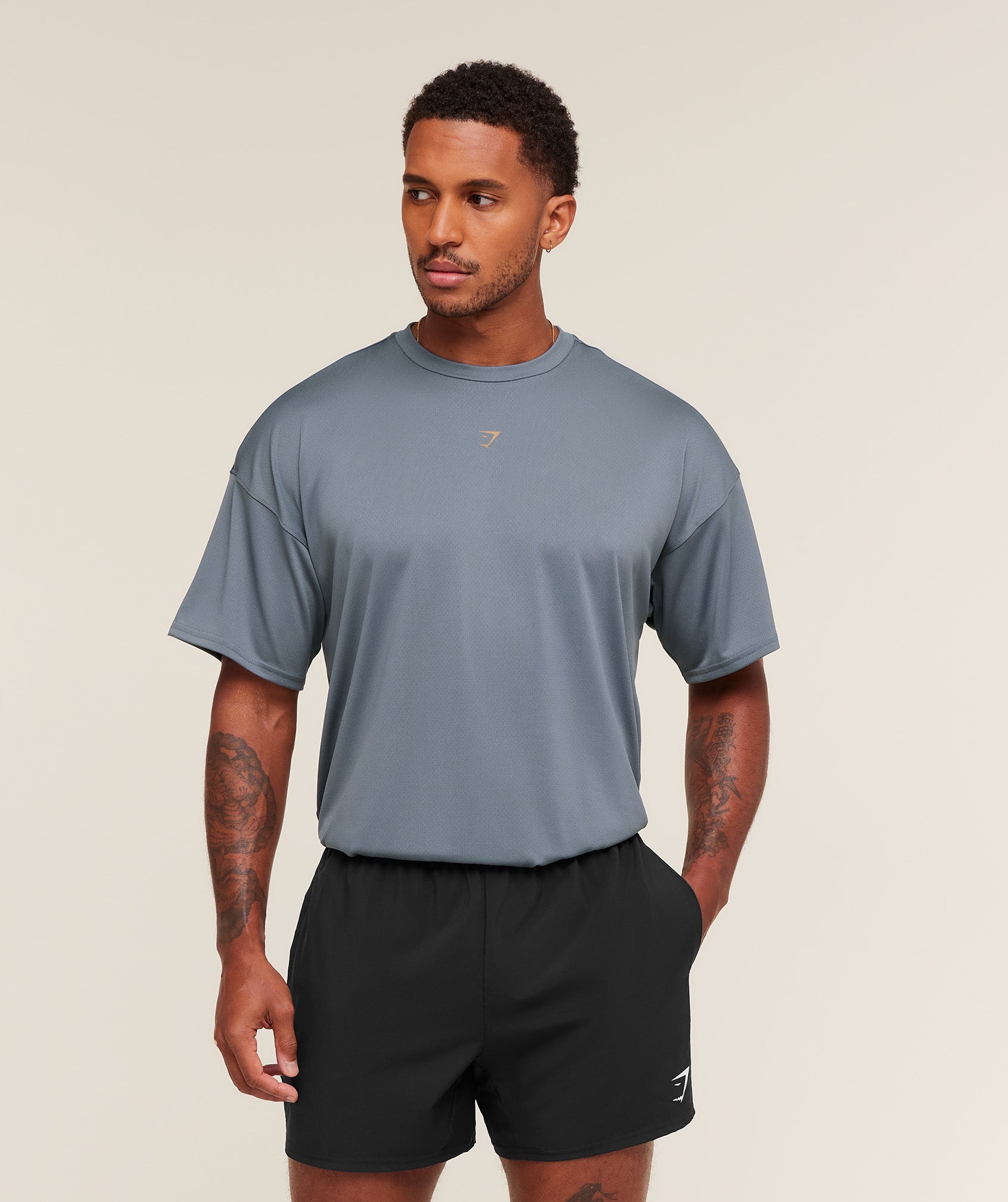 Alternative view of Hybrid Graphic T-Shirt Oversized Fit