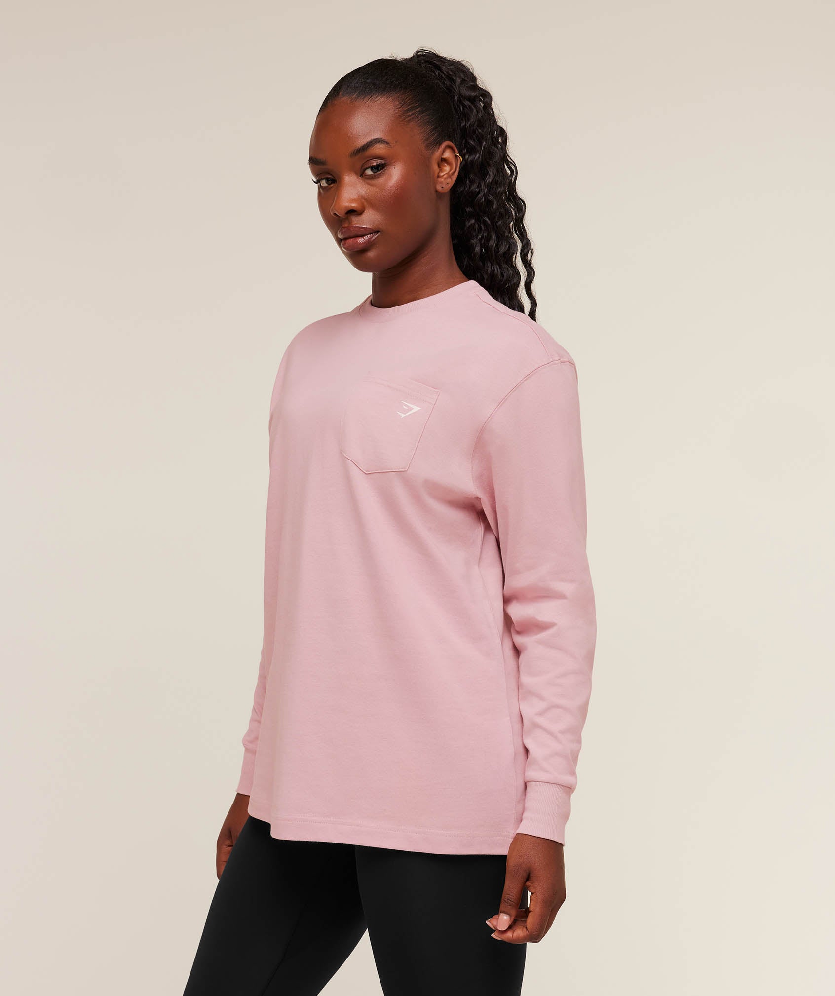 Juicy Peach Long Sleeve T-Shirt Oversized Fit - Image 3