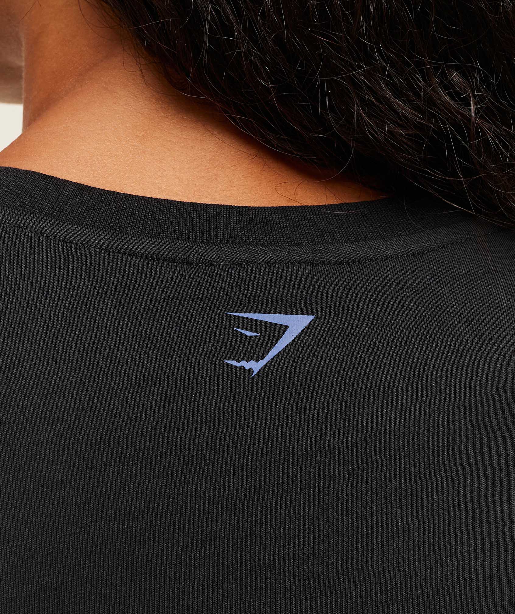 Lifting Club Graphic Oversized Long Sleeve T-Shirt Oversized Fit - Image 5