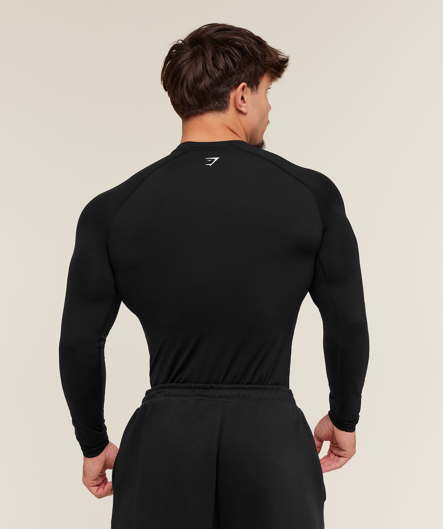 Alternative view of Outline Graphic Long Sleeve Baselayer Compression Fit