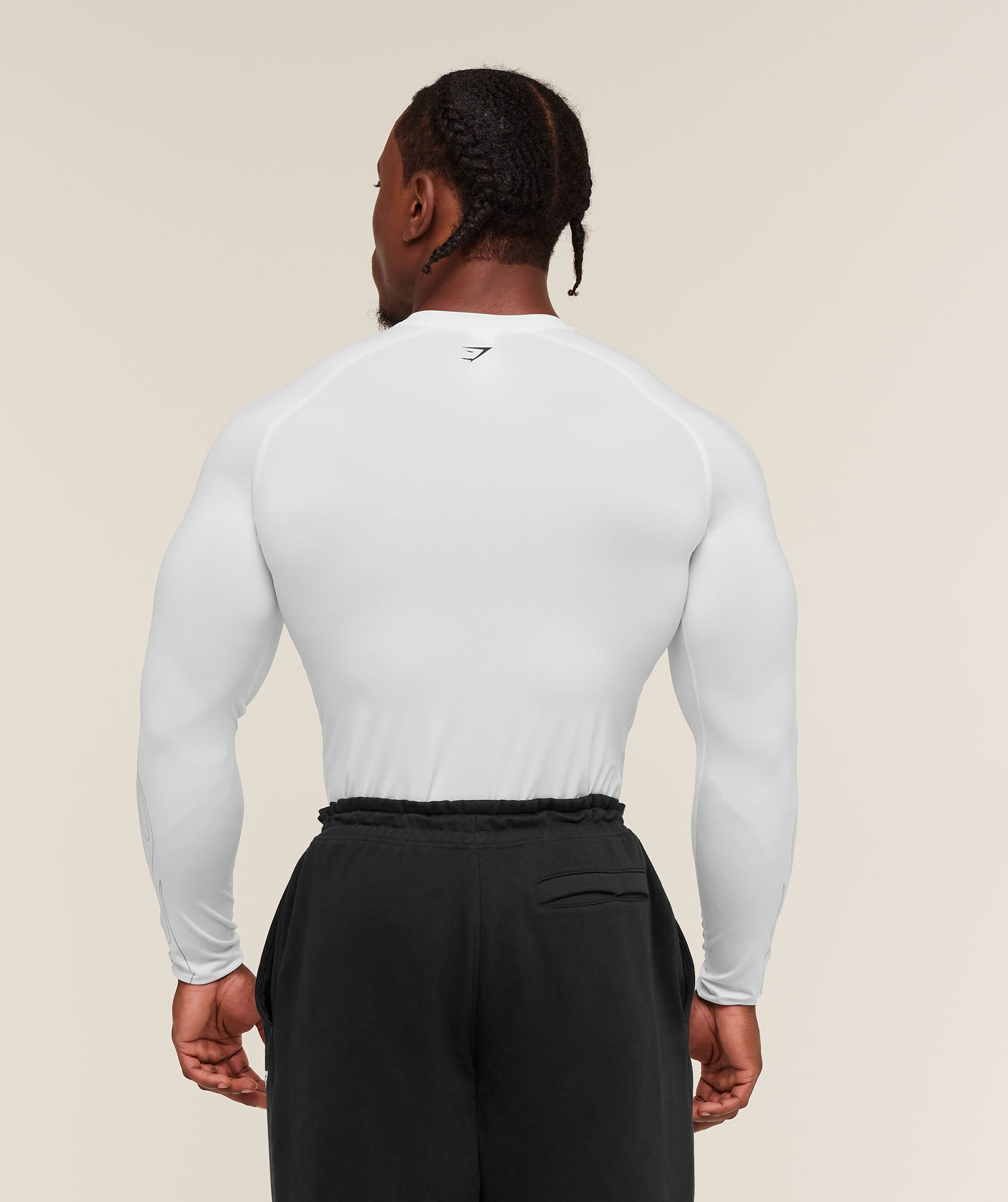 Alternative view of Outline Graphic Long Sleeve Baselayer Compression Fit