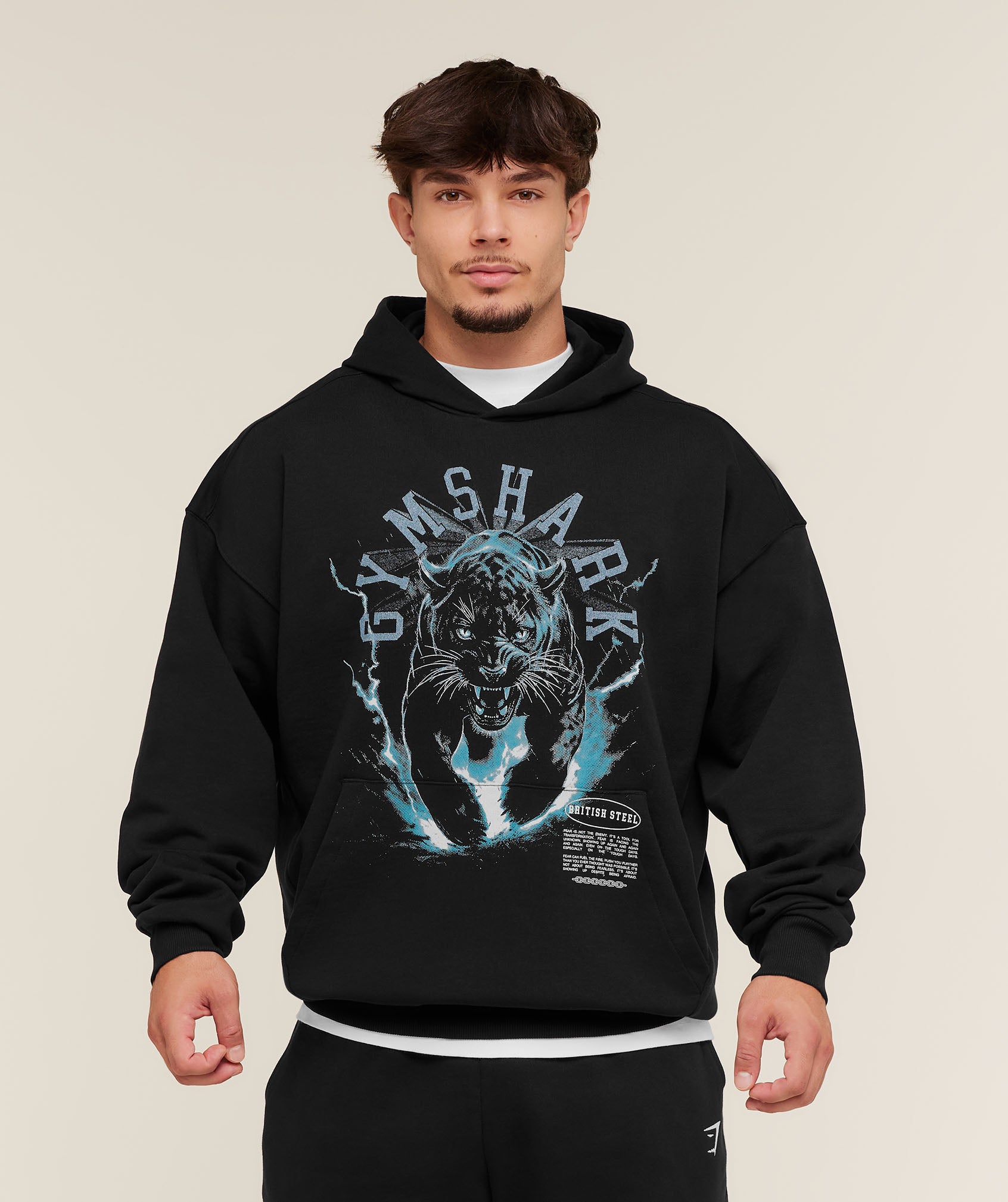 Panther Graphic Hoodie Extreme Oversized Fit