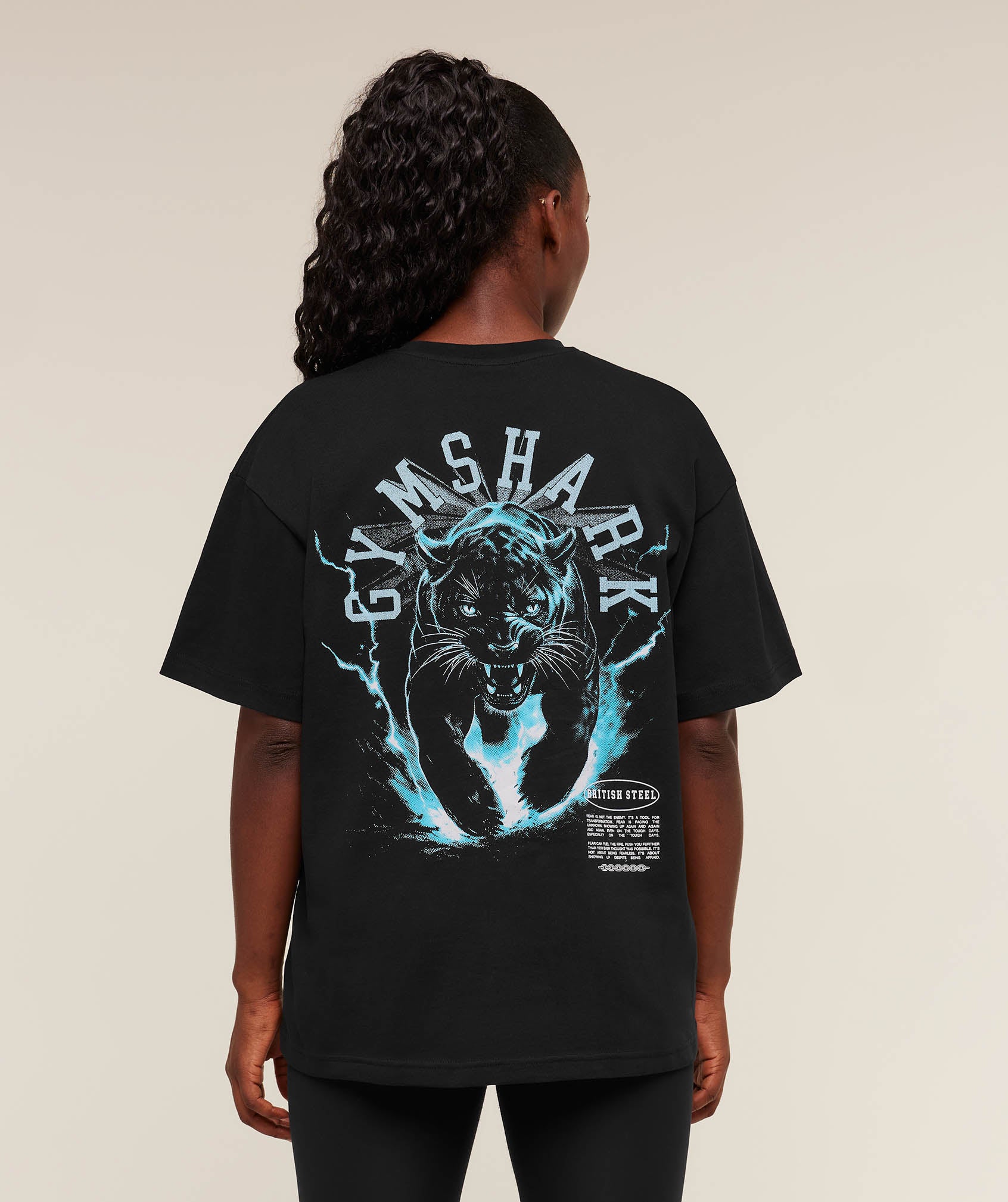 Panther Graphic T-Shirt Oversized Fit