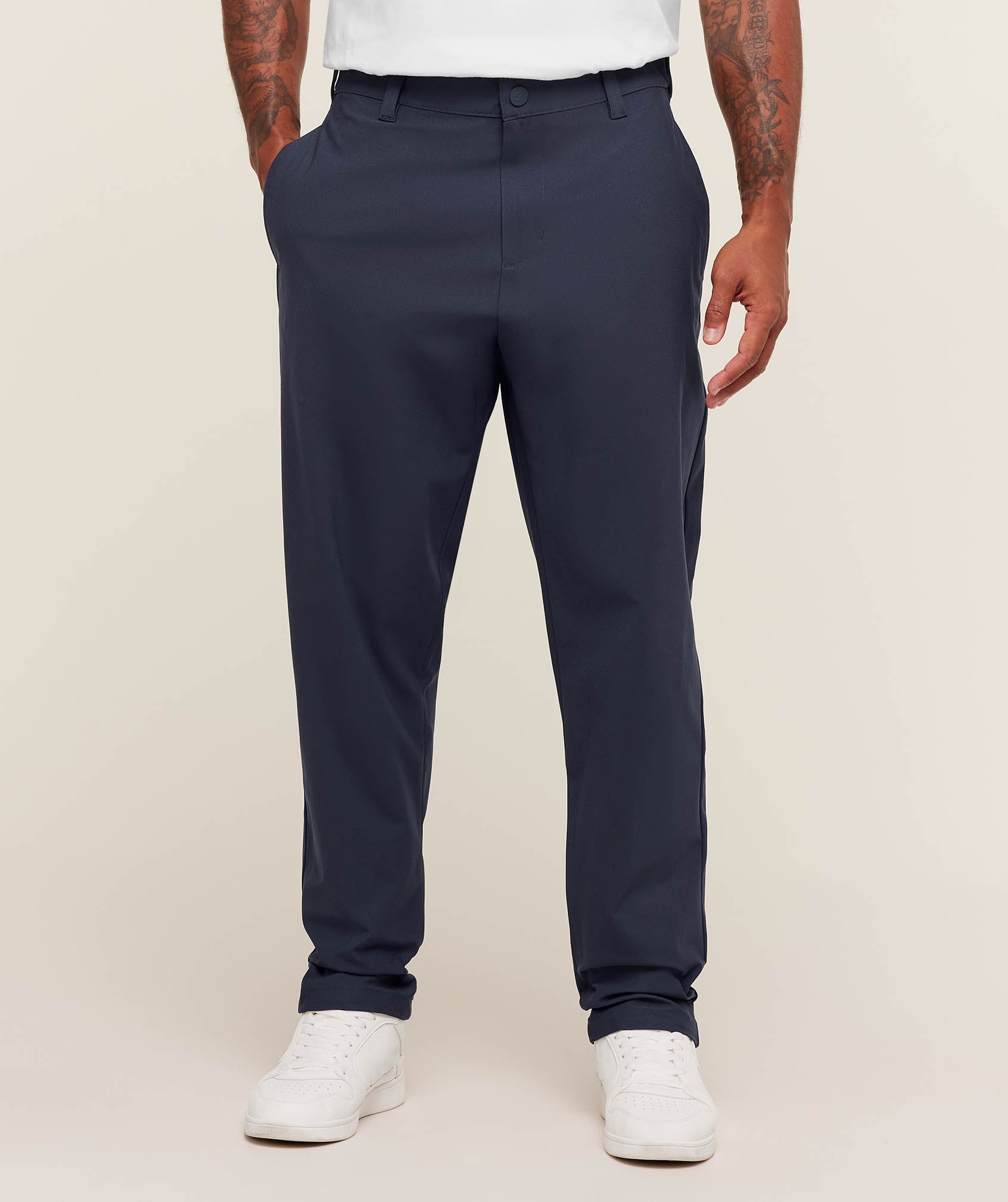 The Gymshark Pants Elite - Heavy Blue Regular