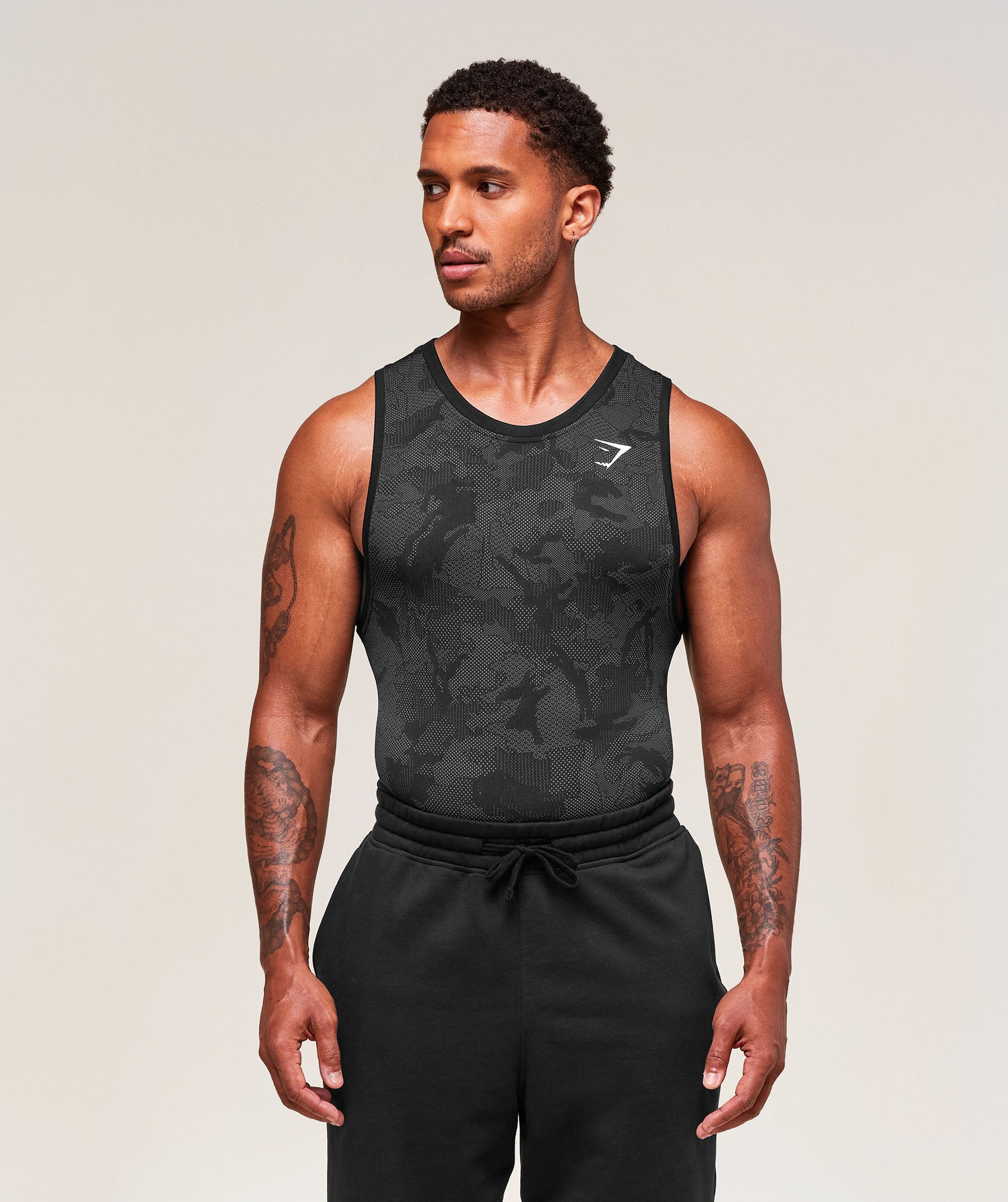 Geo Seamless Tank Slim Fit