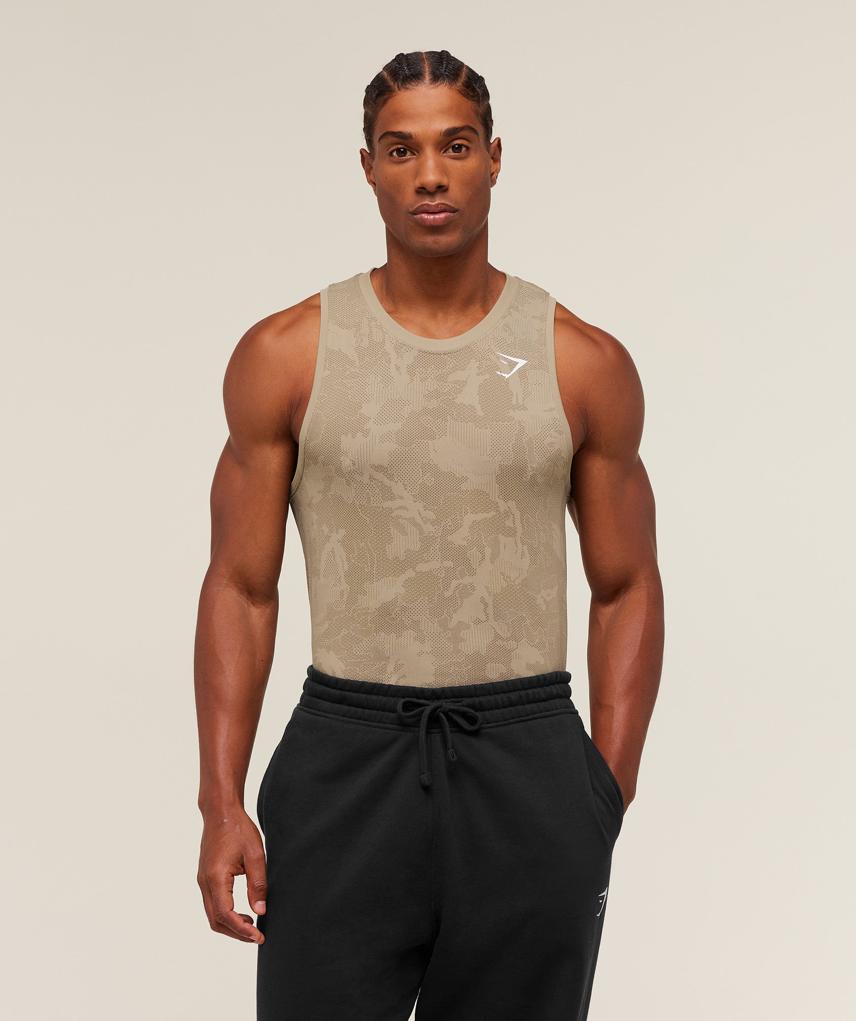 Geo Seamless Tank Slim Fit