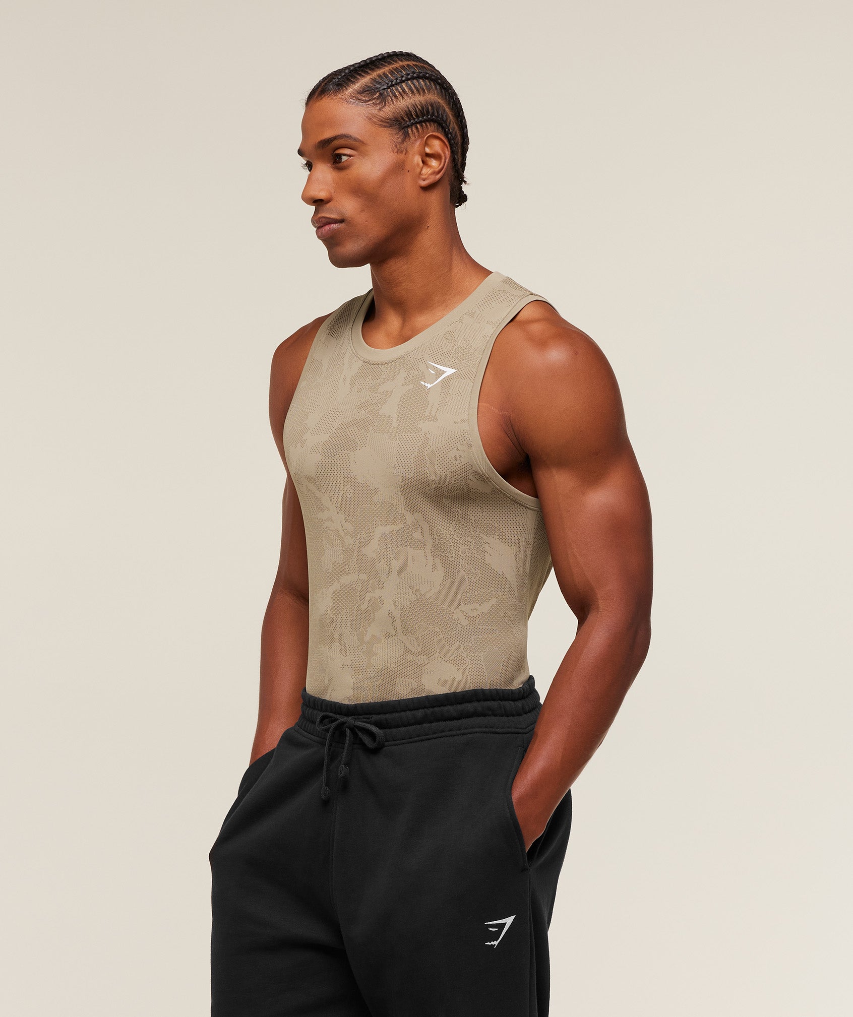 Geo Seamless Tank Slim Fit - Image 3