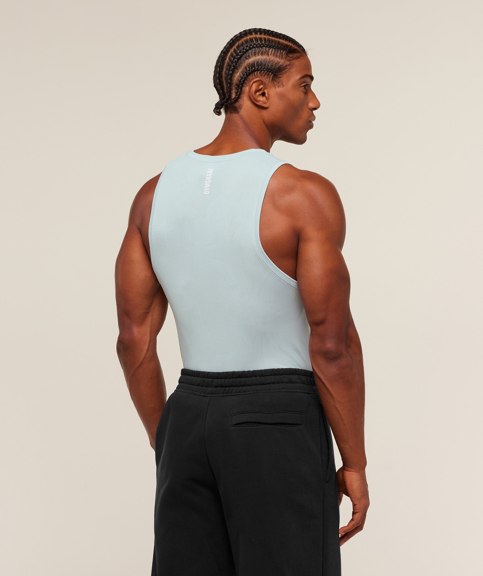 Alternative view of Geo Seamless Tank Slim Fit