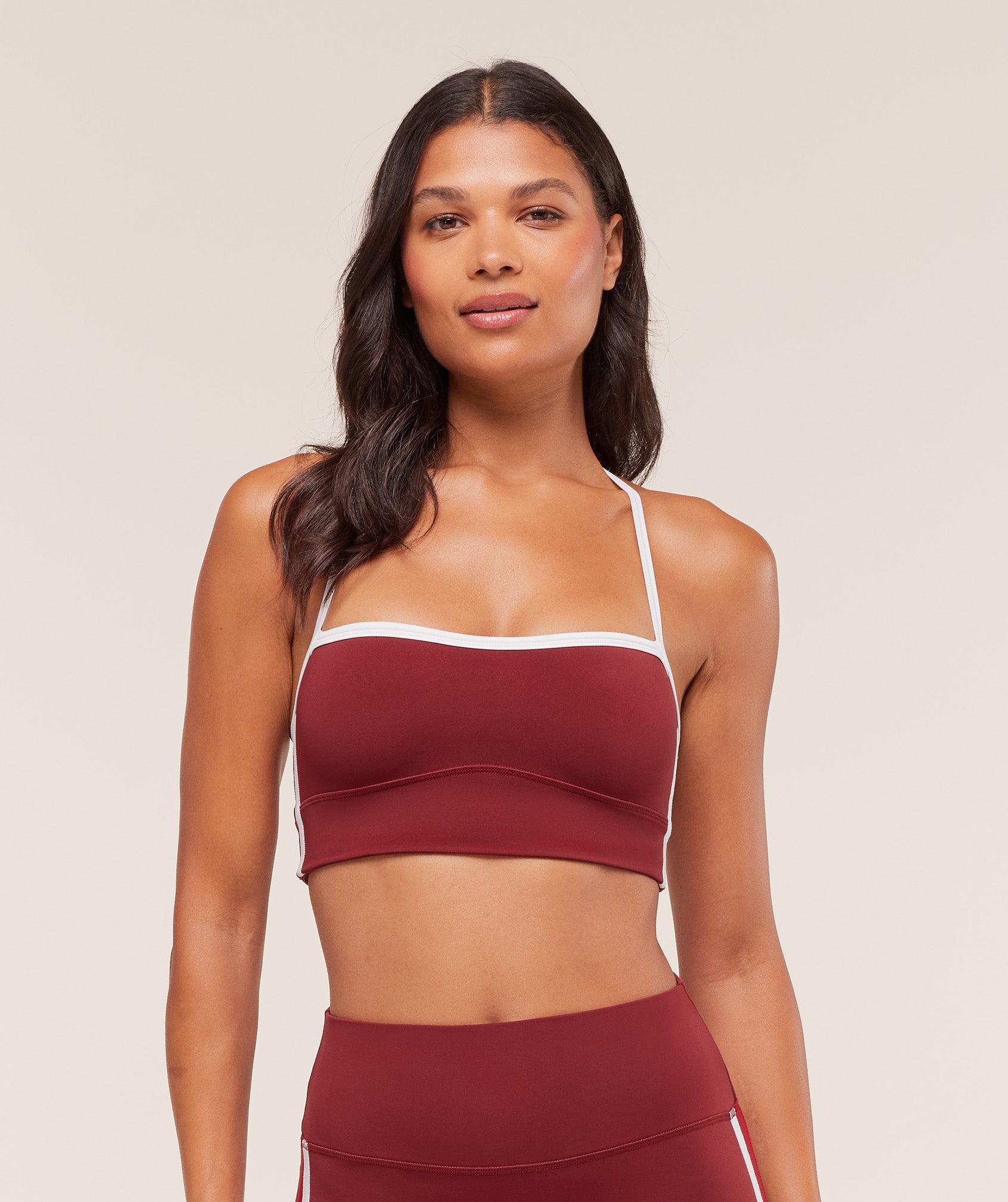 Piping Sports Bra Light Support