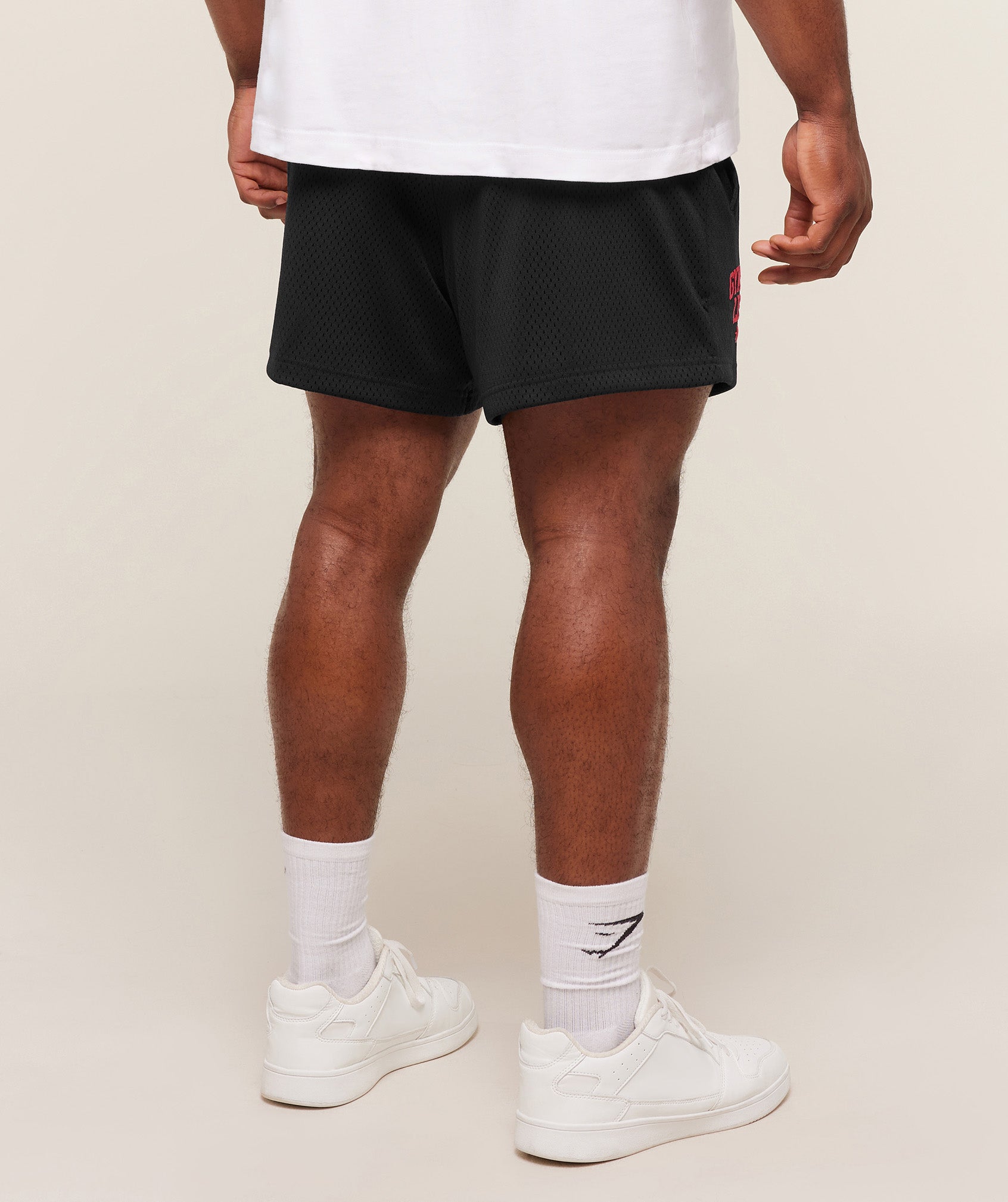 Alternative view of Lifting Barbell Mesh 5" Shorts