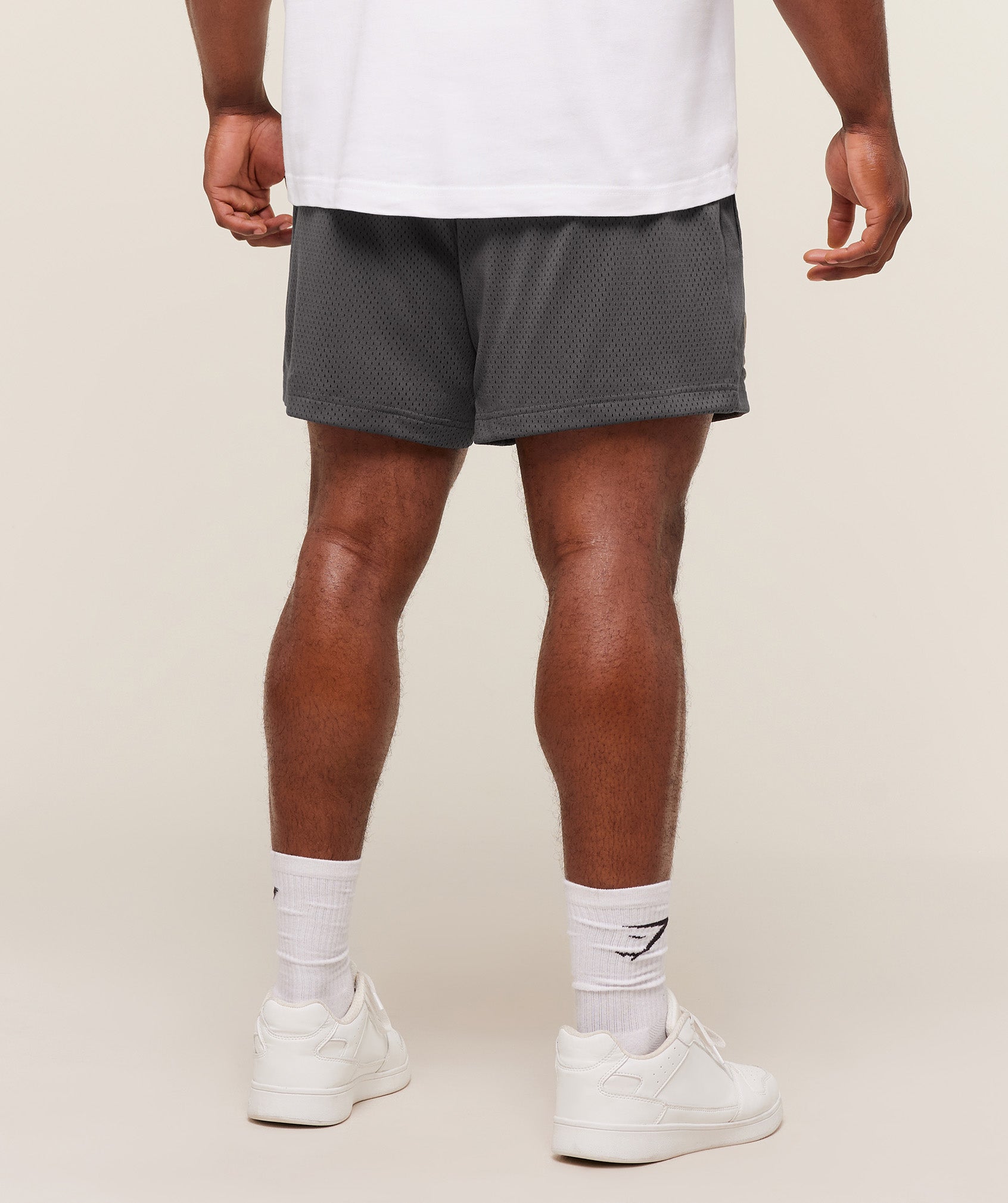 Alternative view of Lifting Barbell Mesh 5" Shorts