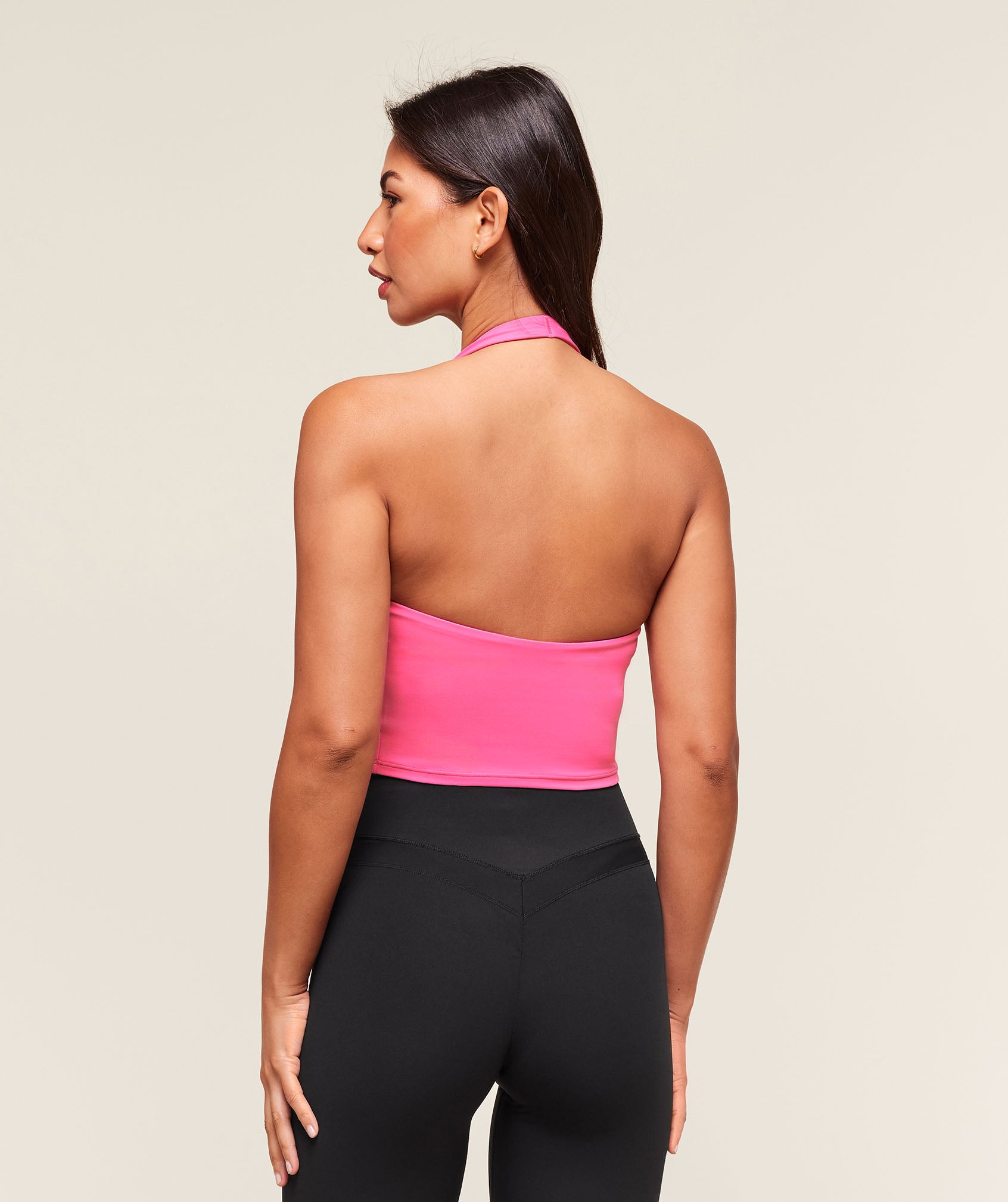 Alternative view of Halter Neck Cami With Shelf