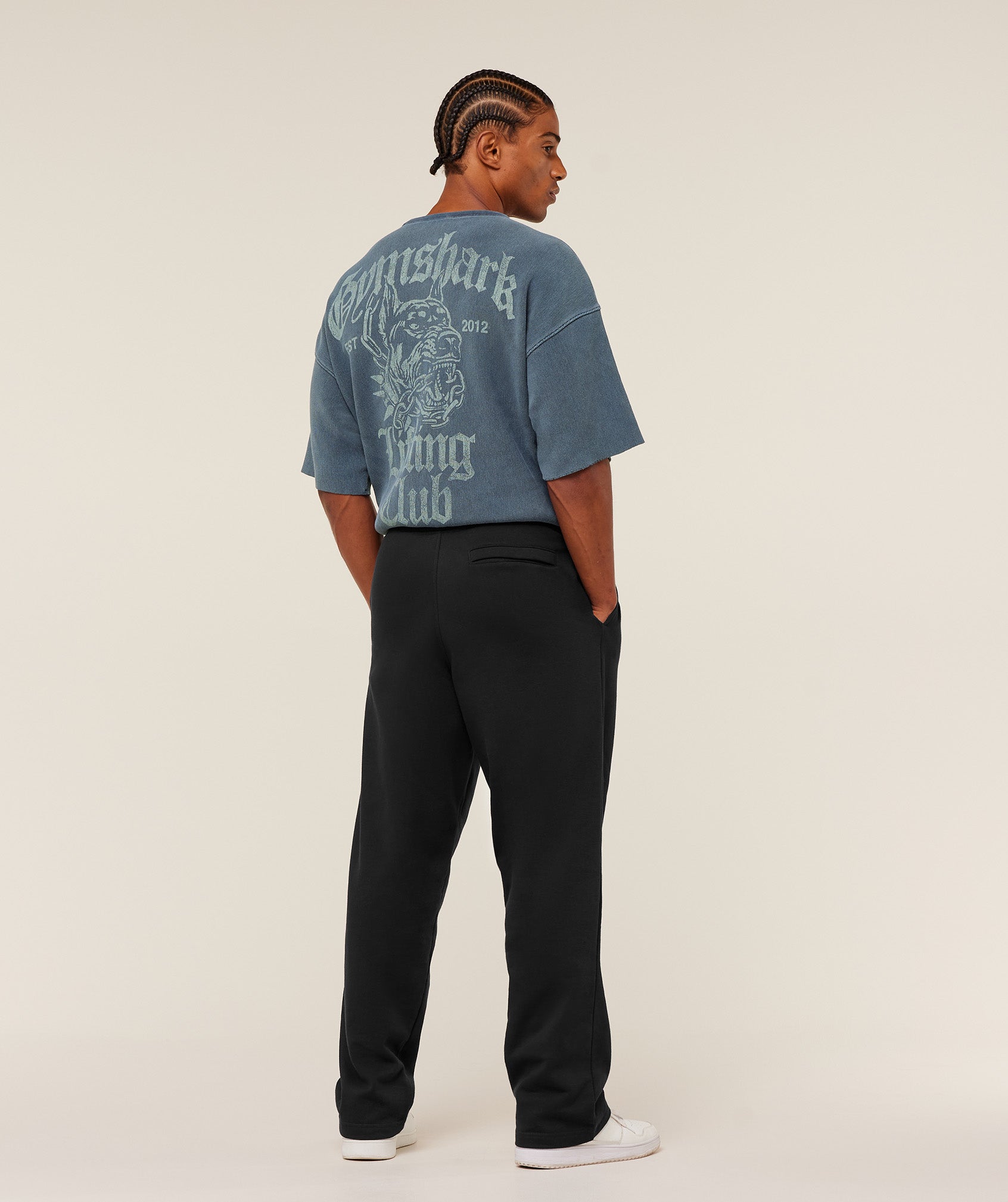 Heavyweight Textured Graphic T-Shirt Extreme Oversized Fit - Image 4