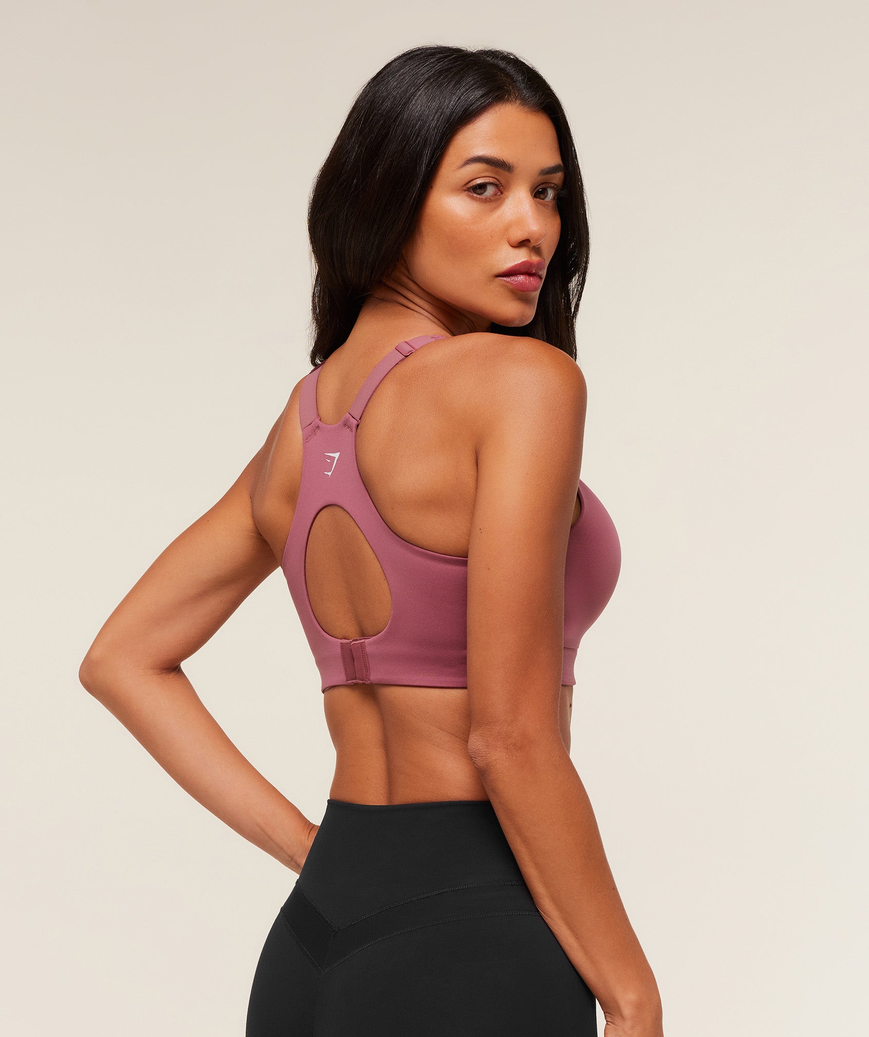 Alternative view of High Support V-Neck Sports Bra High Support