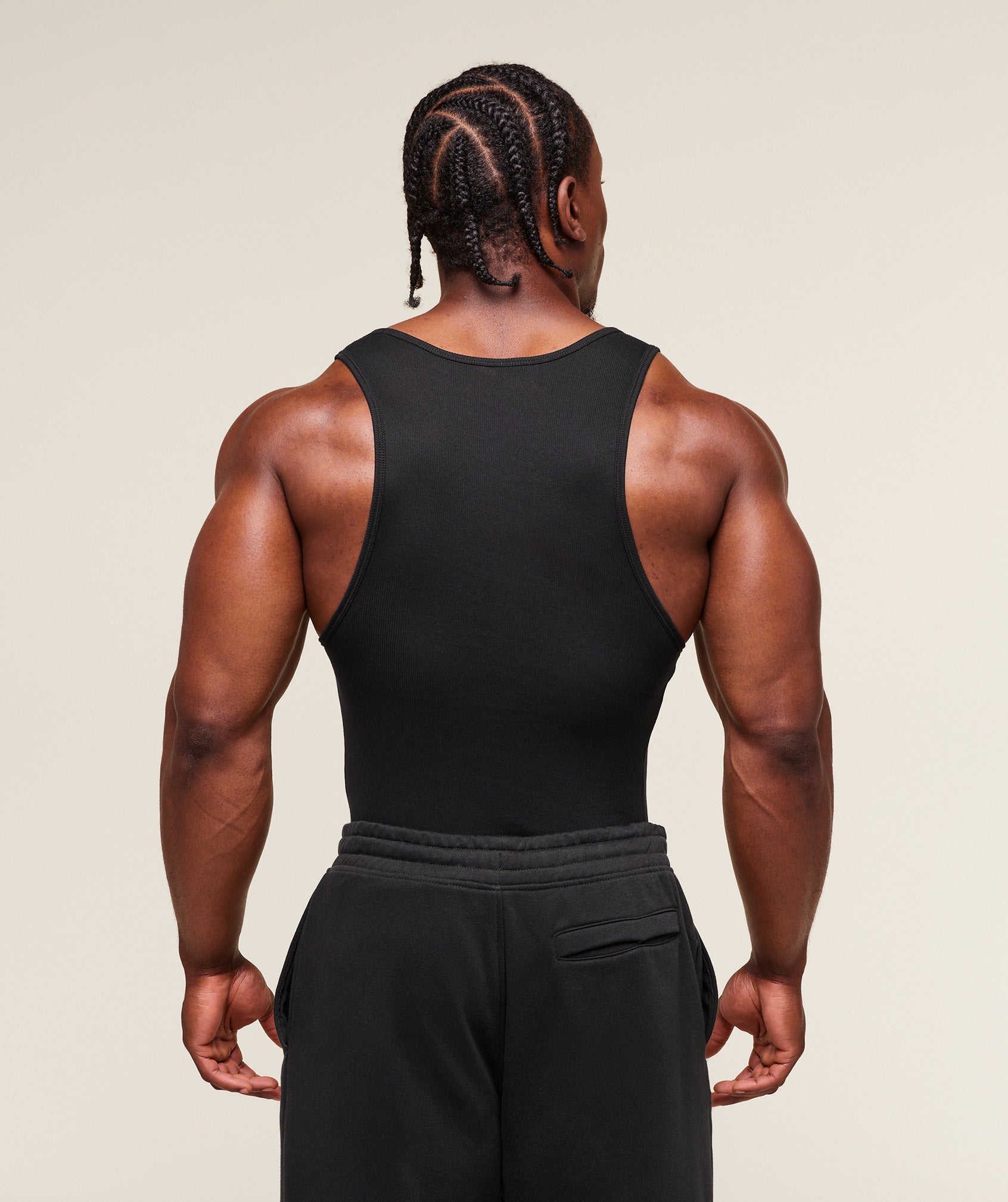 Alternative view of Legacy Ribbed Tank Muscle Fit