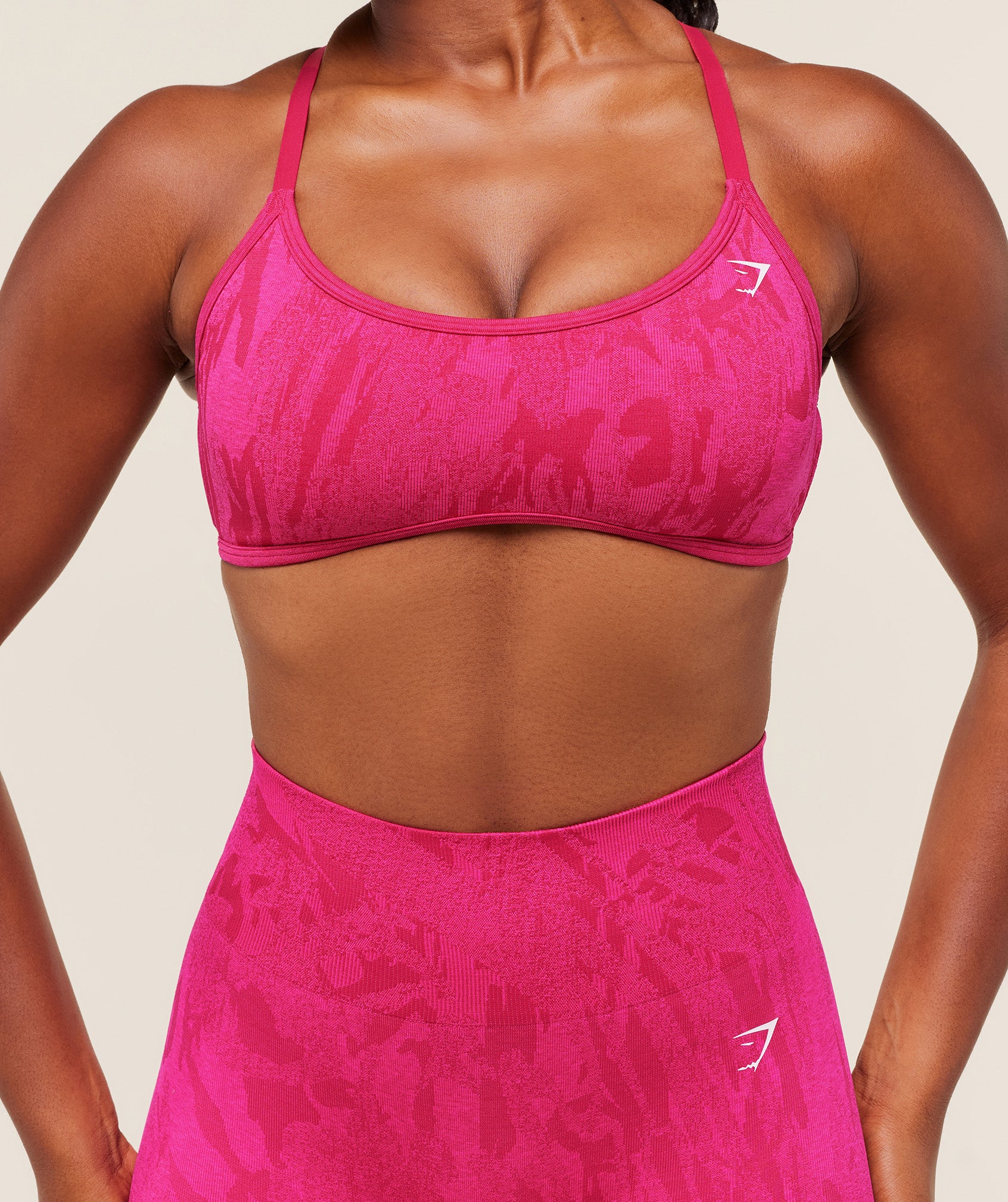 Adapt Camo Cross Back Sports Bra Light Support - Image 5