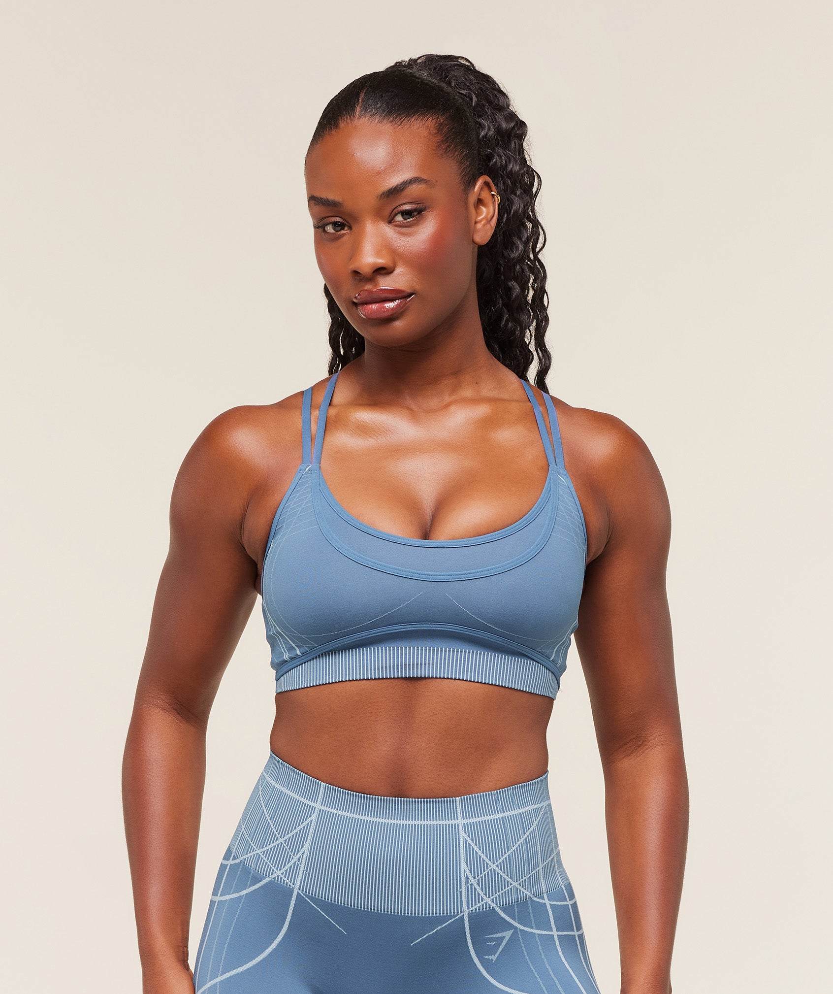 Apex Seamless Strappy Sports Bra Light Support