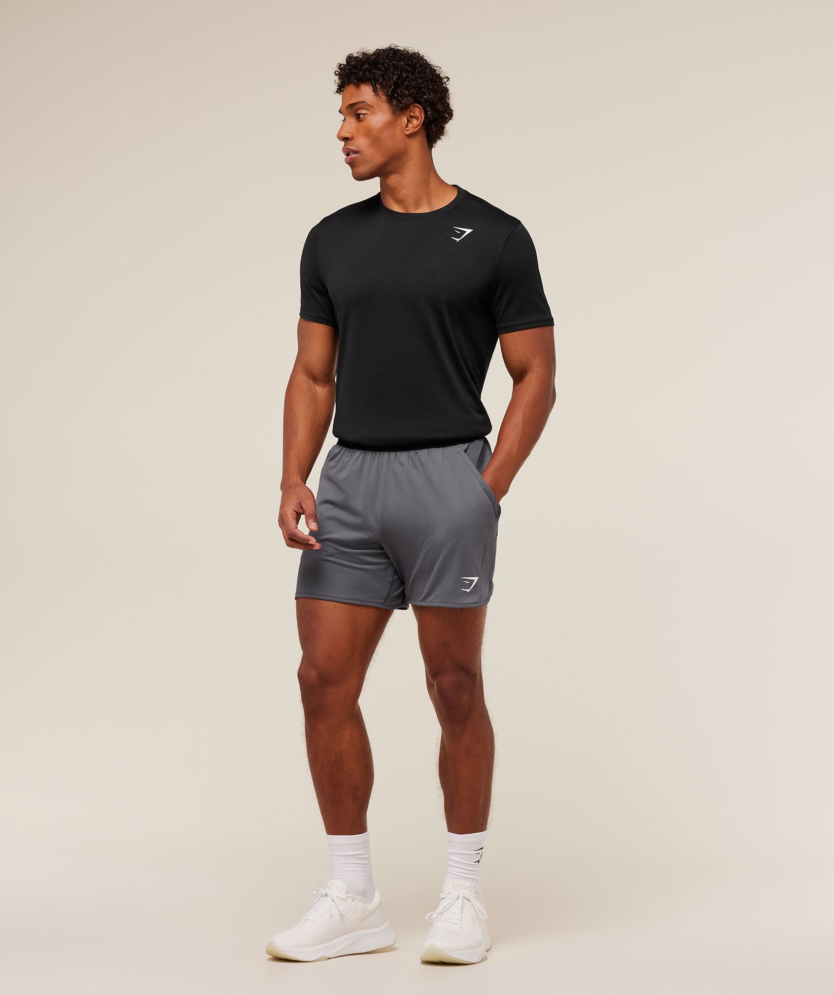 Mesh Hybrid 5" Shorts Slim Fit - Image 4