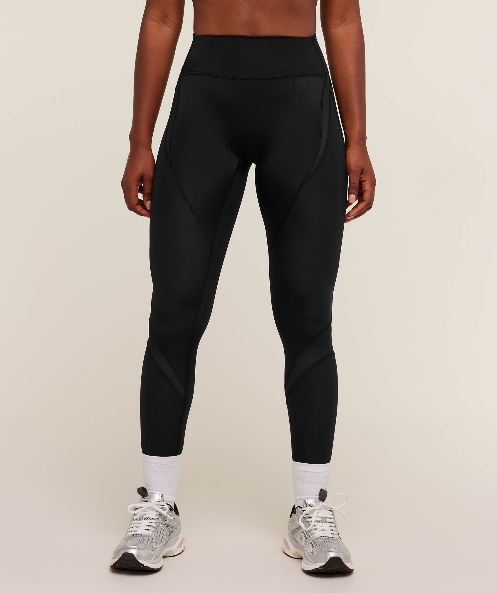 Mesh Panel Leggings Regular