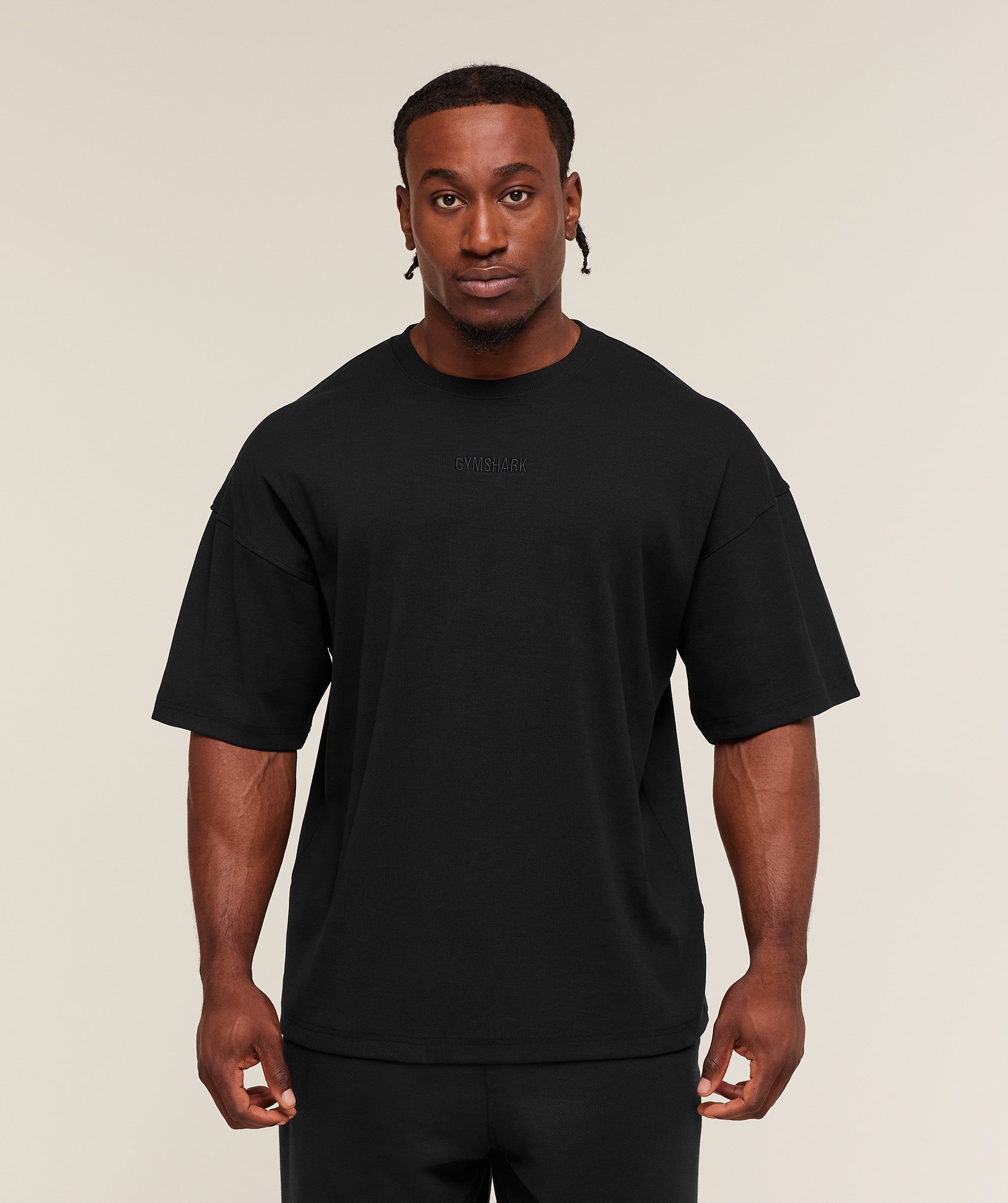 Oversized Premium Ribbed T-Shirt Oversized Fit - Image 4