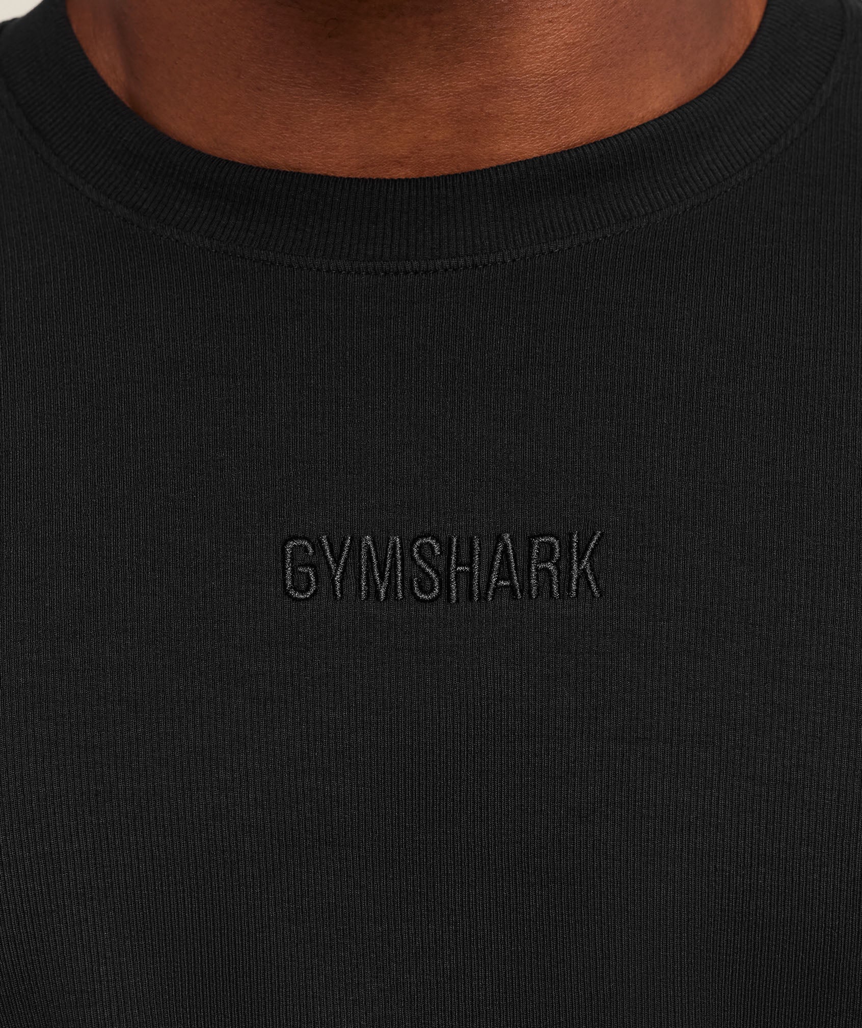 Oversized Premium Ribbed T-Shirt Oversized Fit - Image 6