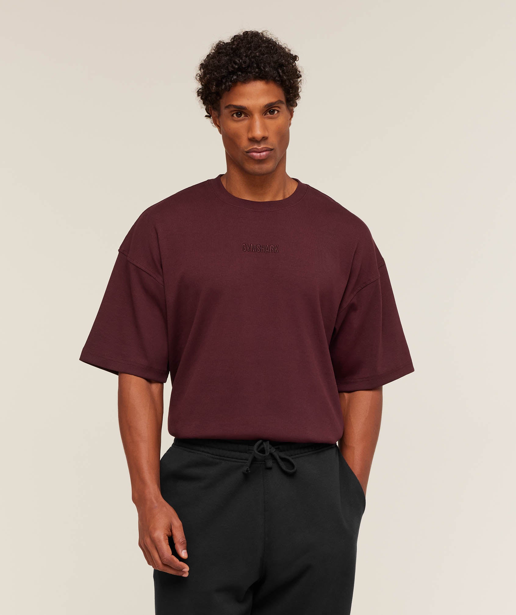 Oversized Premium Ribbed T-Shirt Oversized Fit