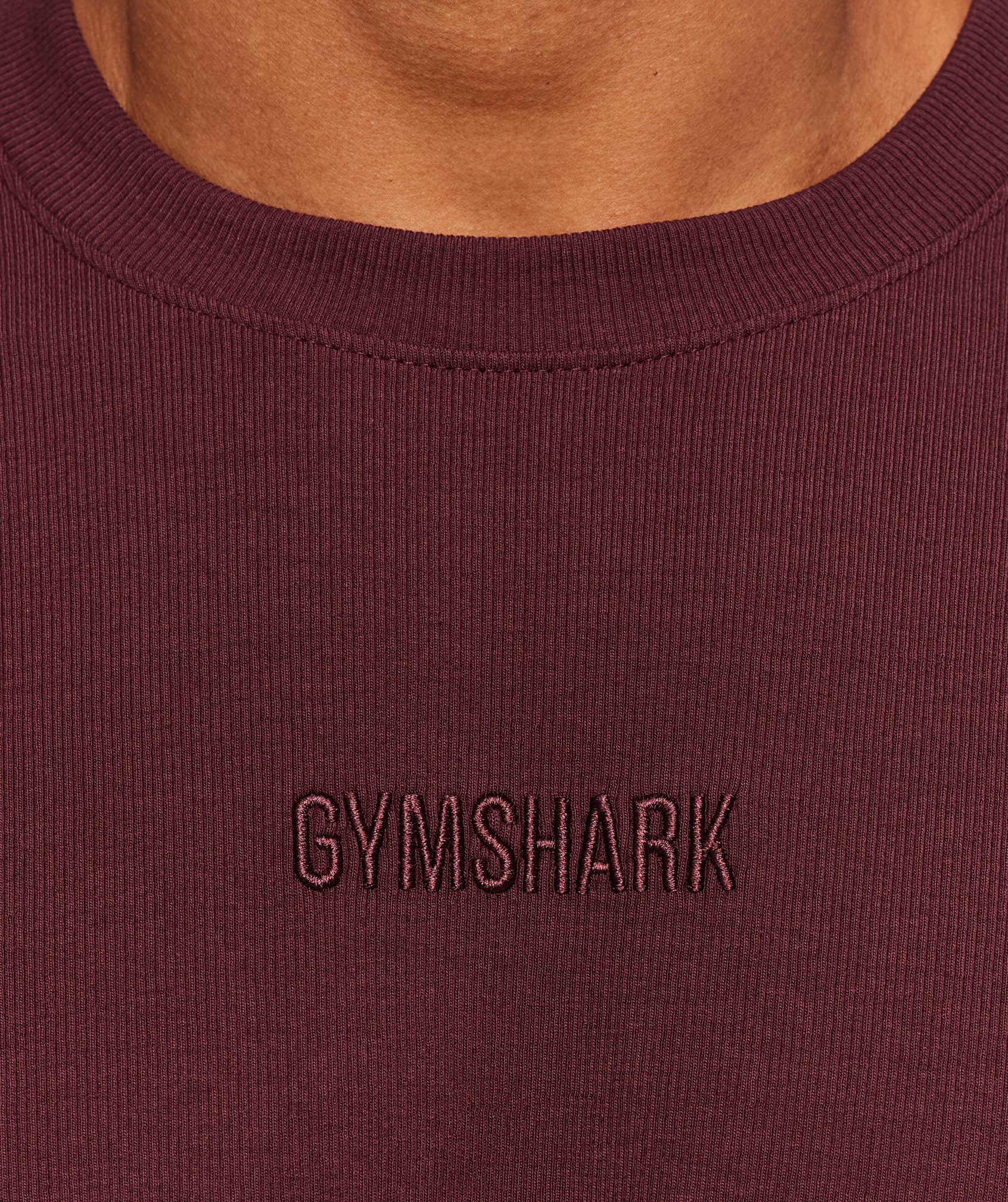 Oversized Premium Ribbed T-Shirt Oversized Fit - Image 6