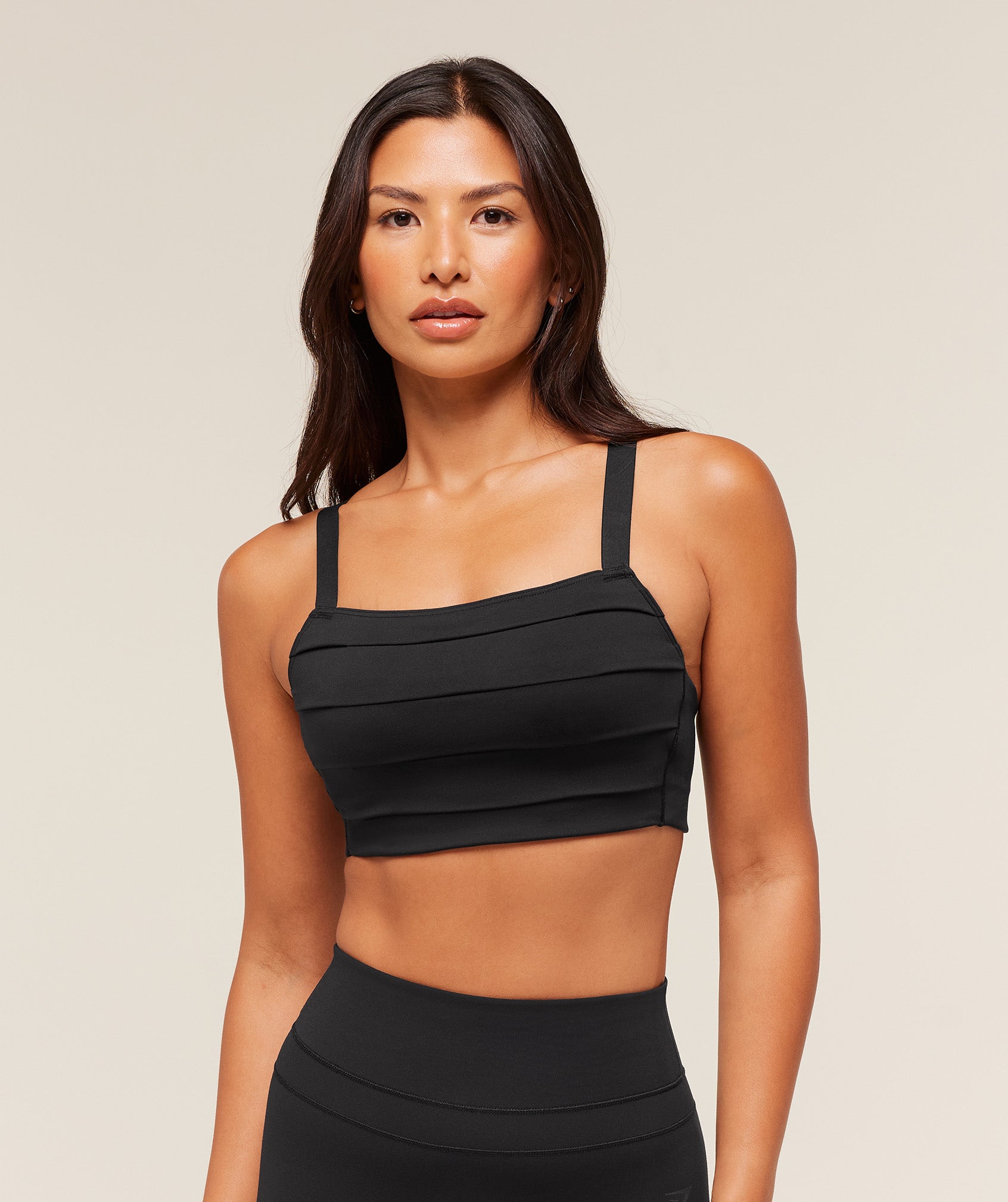 Pleated Medium Support Sports Bra Medium Support
