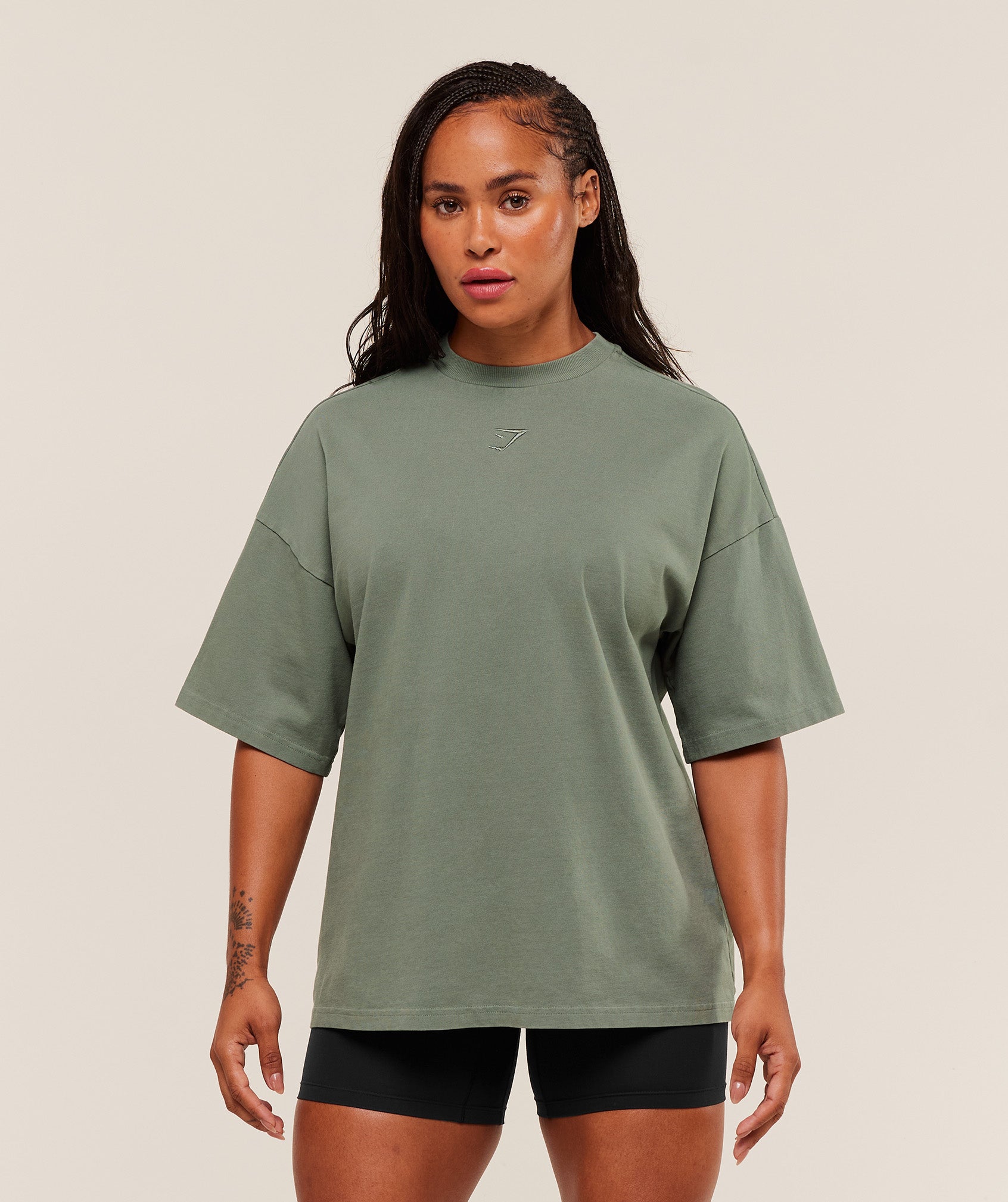 Alternative view of Power Washed Oversized T-Shirt Oversized Fit