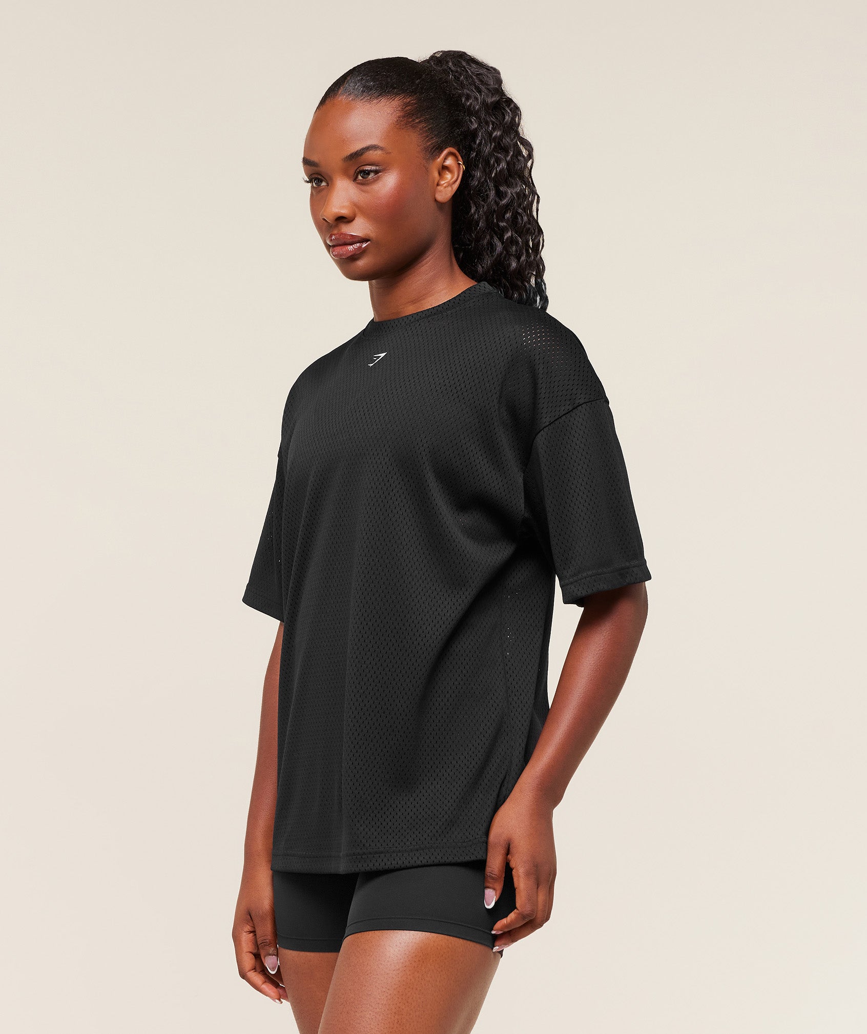 Lifting Mesh Oversized Tee Oversized Fit - Image 3