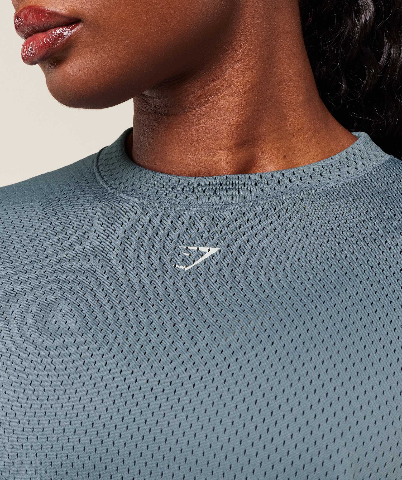 Lifting Mesh Oversized Tee Oversized Fit - Image 4