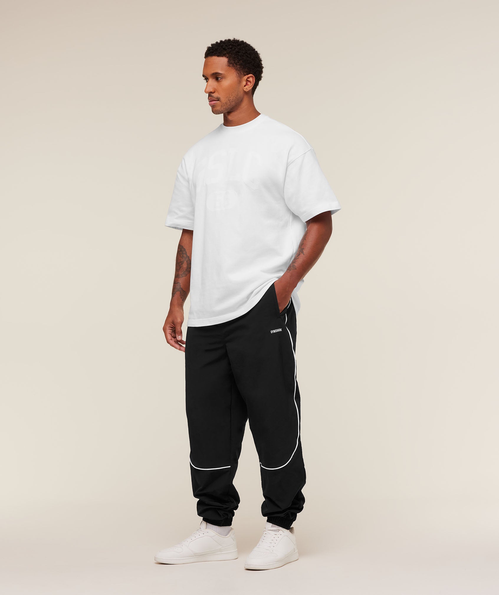 Retro Shell Track Pants Oversized Fit - Image 5
